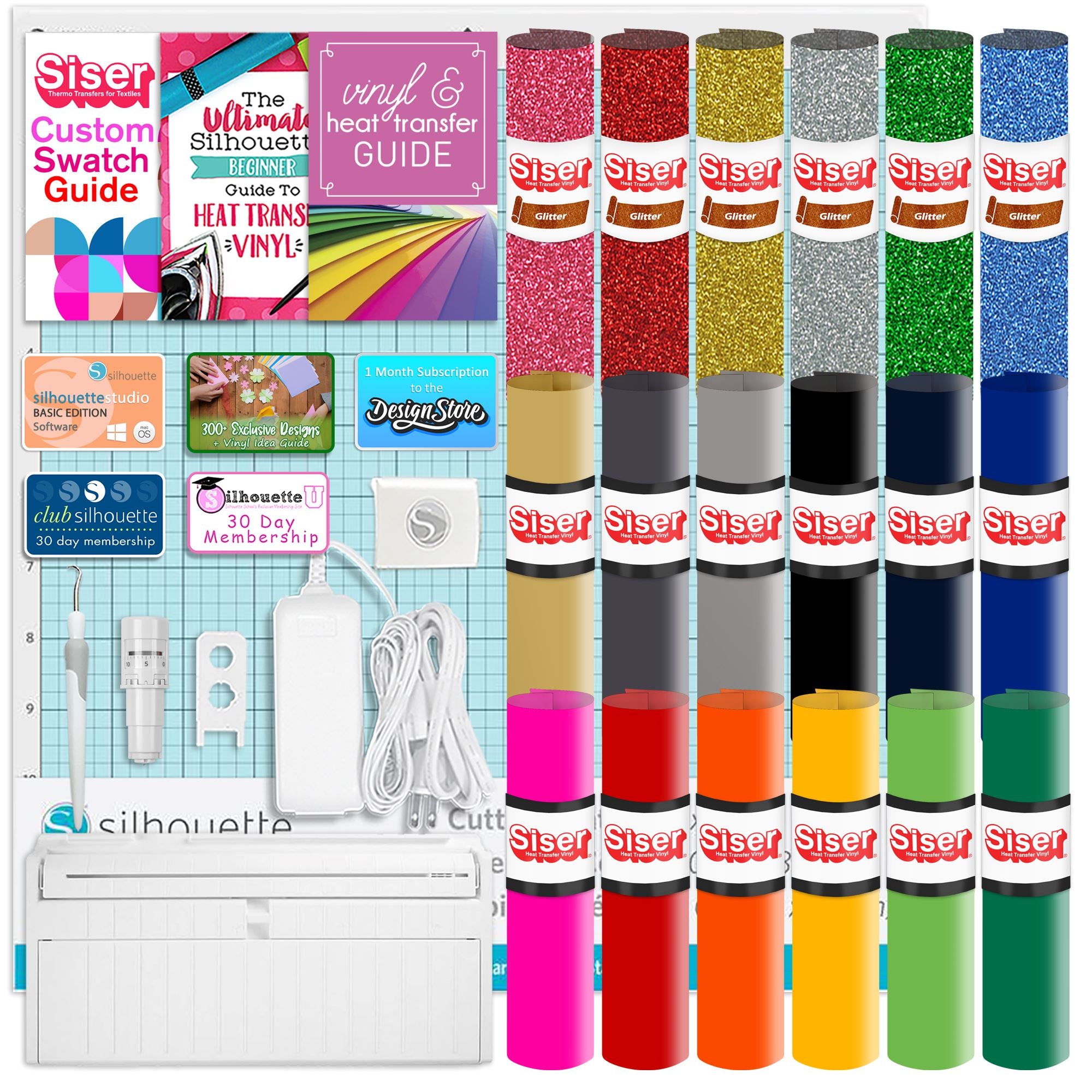 Silhouette Cameo 5 Cutting Machine with 15