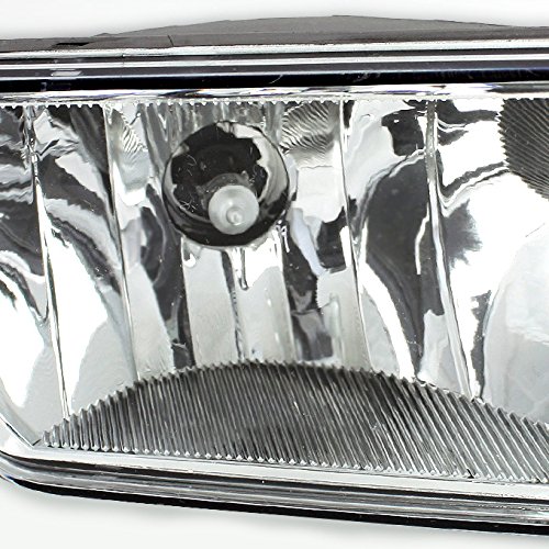 AKKON Chrome Halo Projector LED Headlights + Fog Lights for Chevy Suburban 1500/2500, Tahoe, Avalanche - Upgrade Your Night Driving Safety & Style