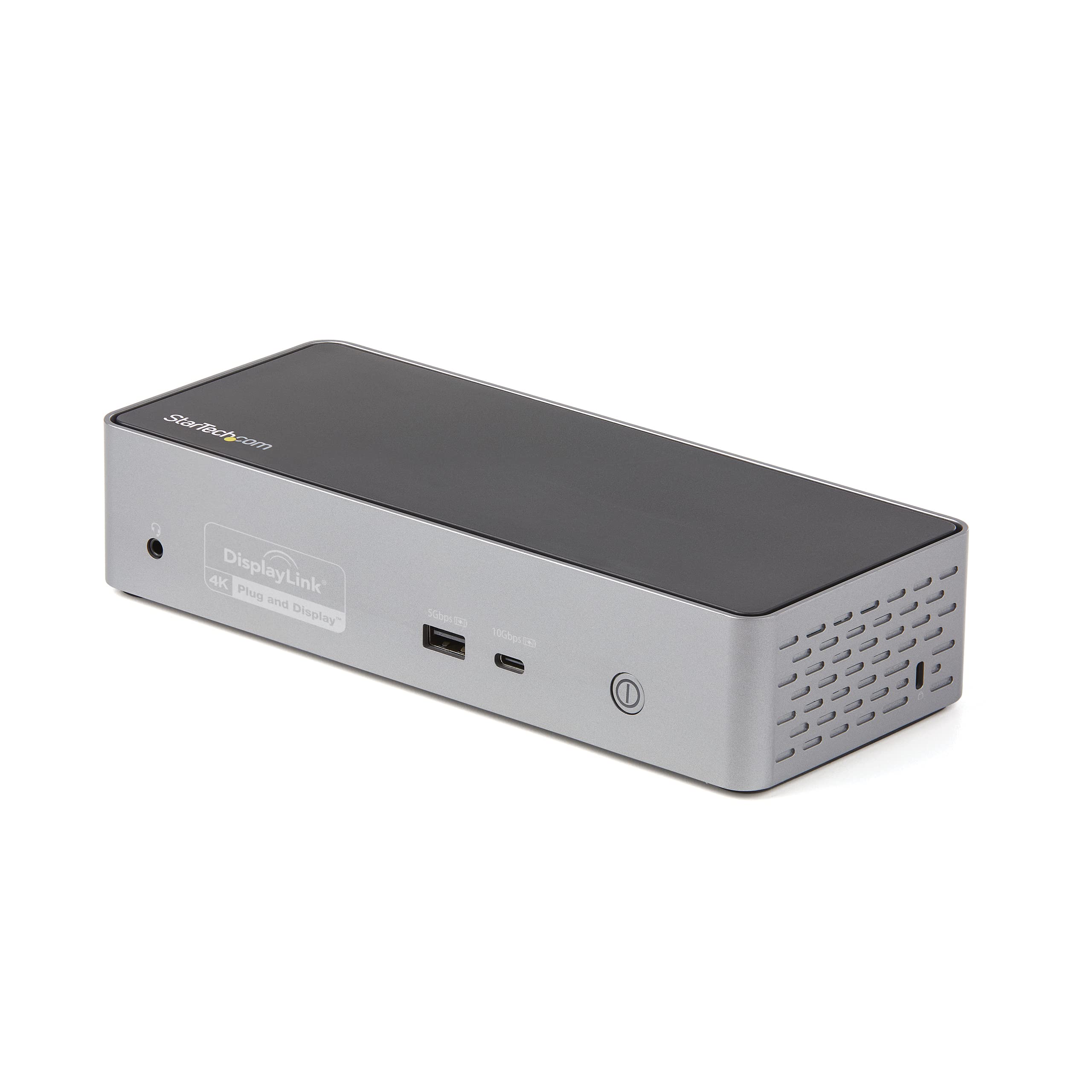 StarTech.com USB C Docking Station - 4K 60Hz Quad Monitor Support with DisplayPort & HDMI - Universal USB-C Hub with 100W Power Delivery - 1x USB-C & 3x USB-A Ports, Gigabit Ethernet, Audio (DK31C4DPPD) - Perfect for Home Office, Remote Work & Multi-Screen Productivity