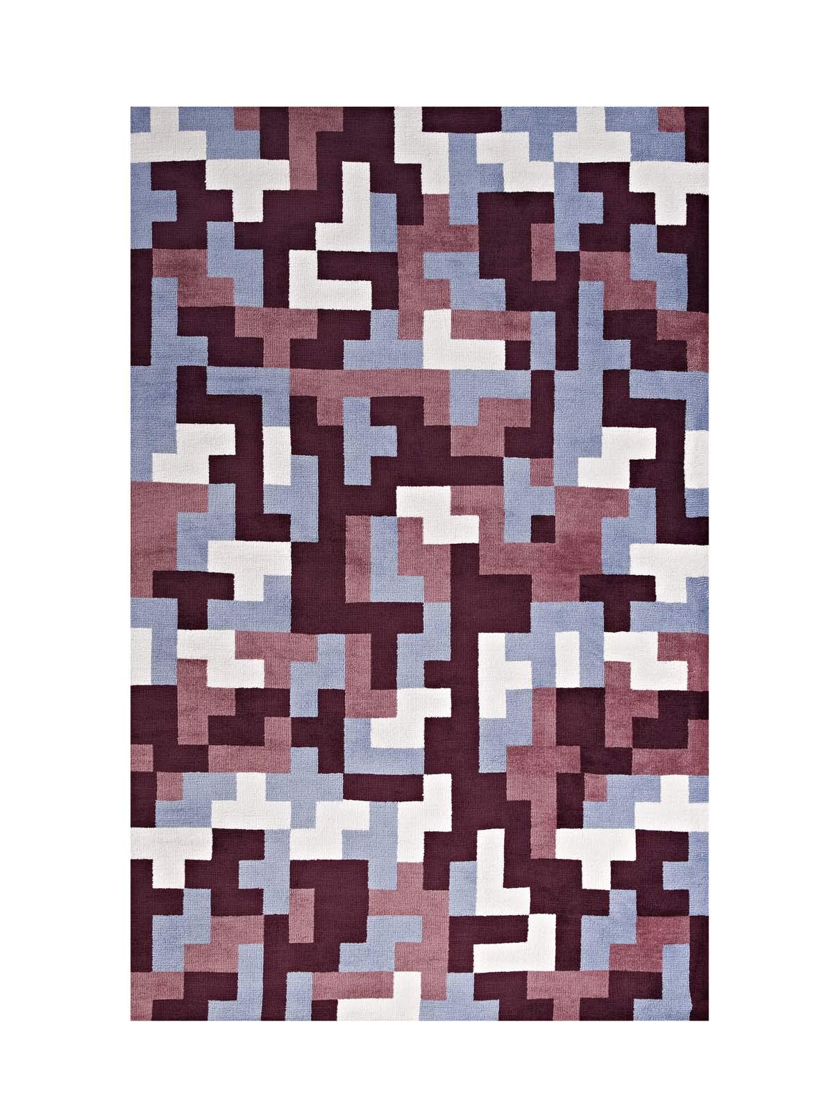 Modern Contemporary Urban Design Living Room Area Rug - Non-Slip Floor Carpet Runner for Lounge, Bedroom & Hallway - Soft Fabric with Multi Red Patterns - Perfect for Home Decor, Office & Dorm
