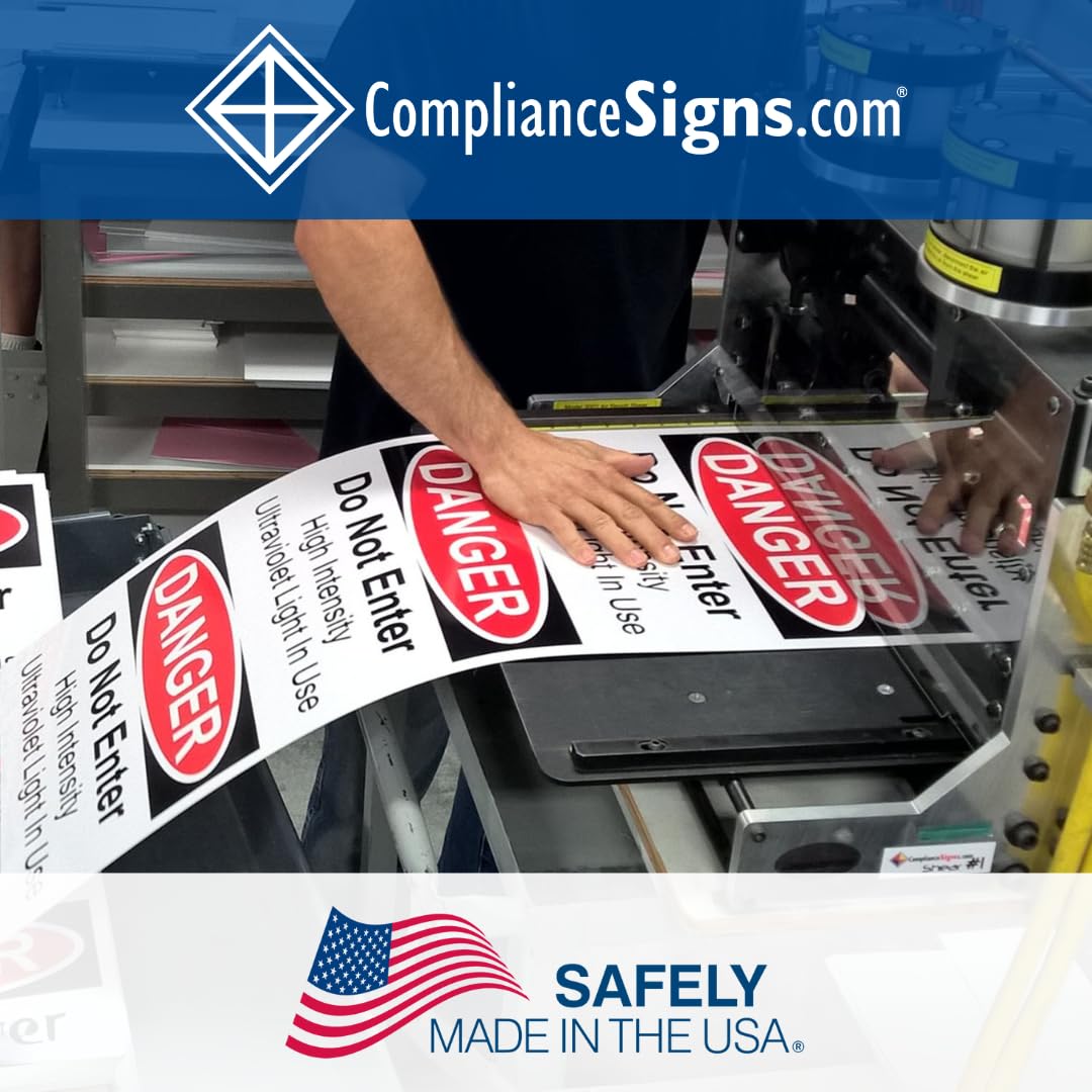 5-Pack 8x2 Inch Vinyl Pipe Label Decals - Gas (Black Legend on Yellow Background) for Hazmat Pipe Markers | OSHA Compliant Pipe Identification | Industrial Safety, Warehouse & Construction Use