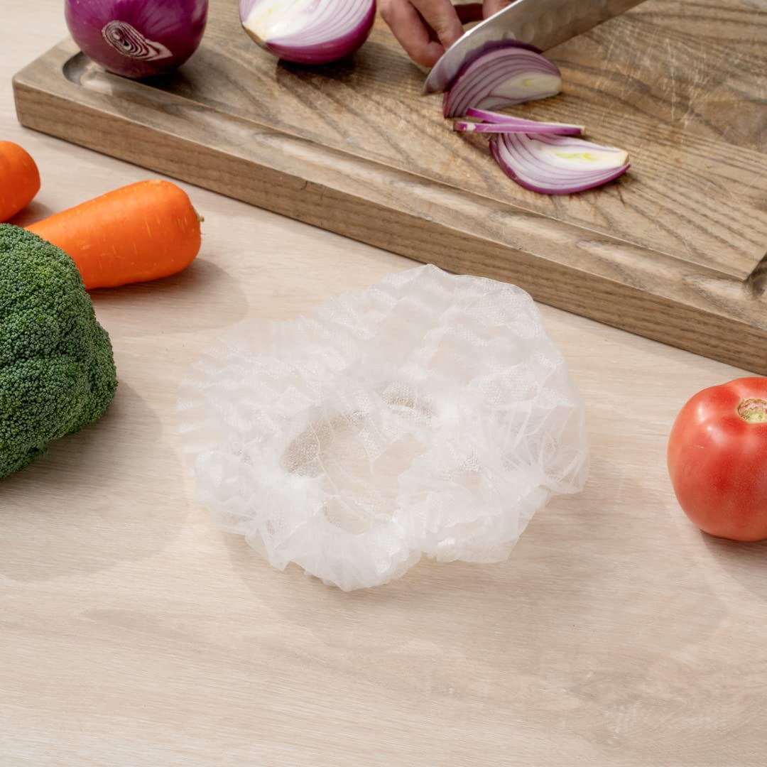 Restaurantware Hair Net - White One Size Disposable Hair Cover for Food Service & Commercial Kitchens