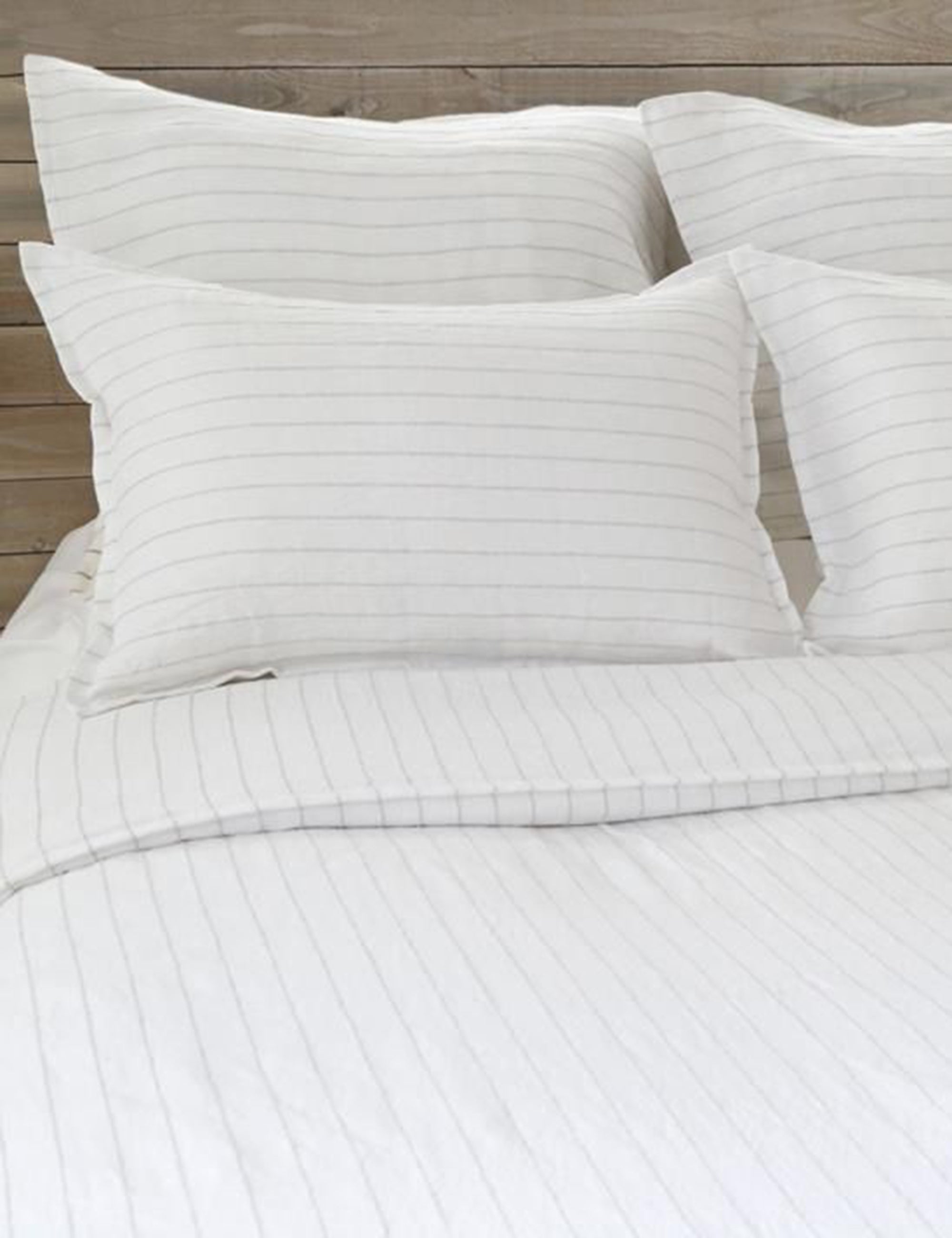 Pom Pom at Home Blake Linen Sham - Premium Soft Bedding Pillow Cover for Queen/King Size - Perfect for Modern Farmhouse, Boho & Coastal Bedroom Decor