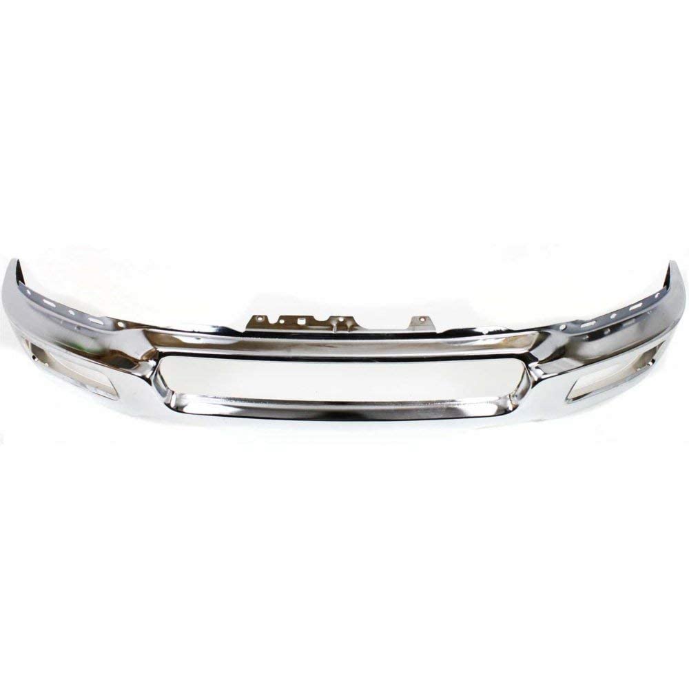 Chrome Steel Front Bumper Face Bar for 2004-2006 Ford F-150 with Fog Lights | FO1002390 | Heavy-Duty Protection for Off-Road & Truck Enthusiasts