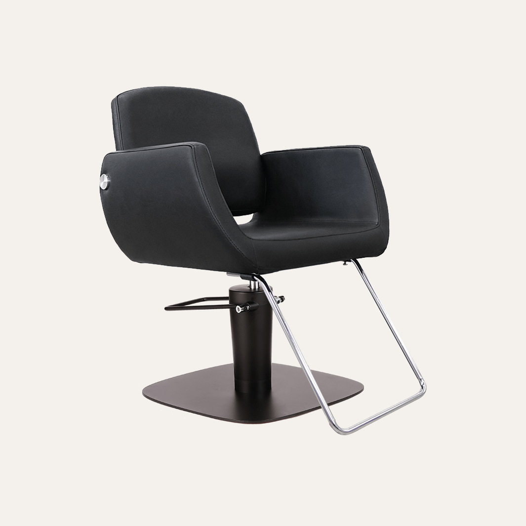 Premium Denver Salon Chair - Professional Hydraulic Styling Chair for Hairdressers & Barbers - Heavy Duty Beauty Salon Furniture for Hair Cutting, Washing & Styling - Perfect for Salons, Spas & Home Use