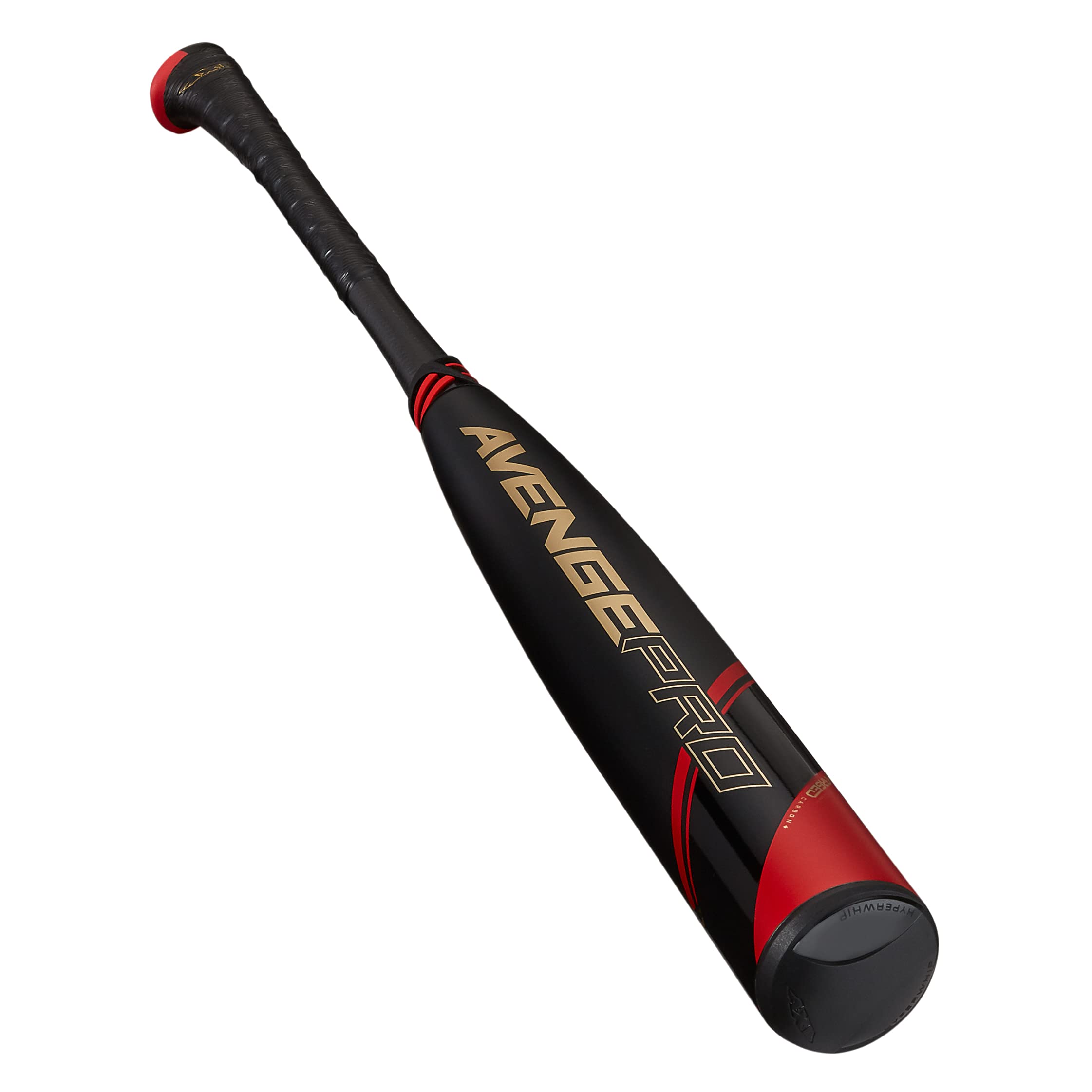 2022 Axe Bat Avenge Pro (-3) BBCOR 2-Piece Composite Baseball Bat - Black/Red | High Performance for Power Hitters | Perfect for College & High School Baseball Games