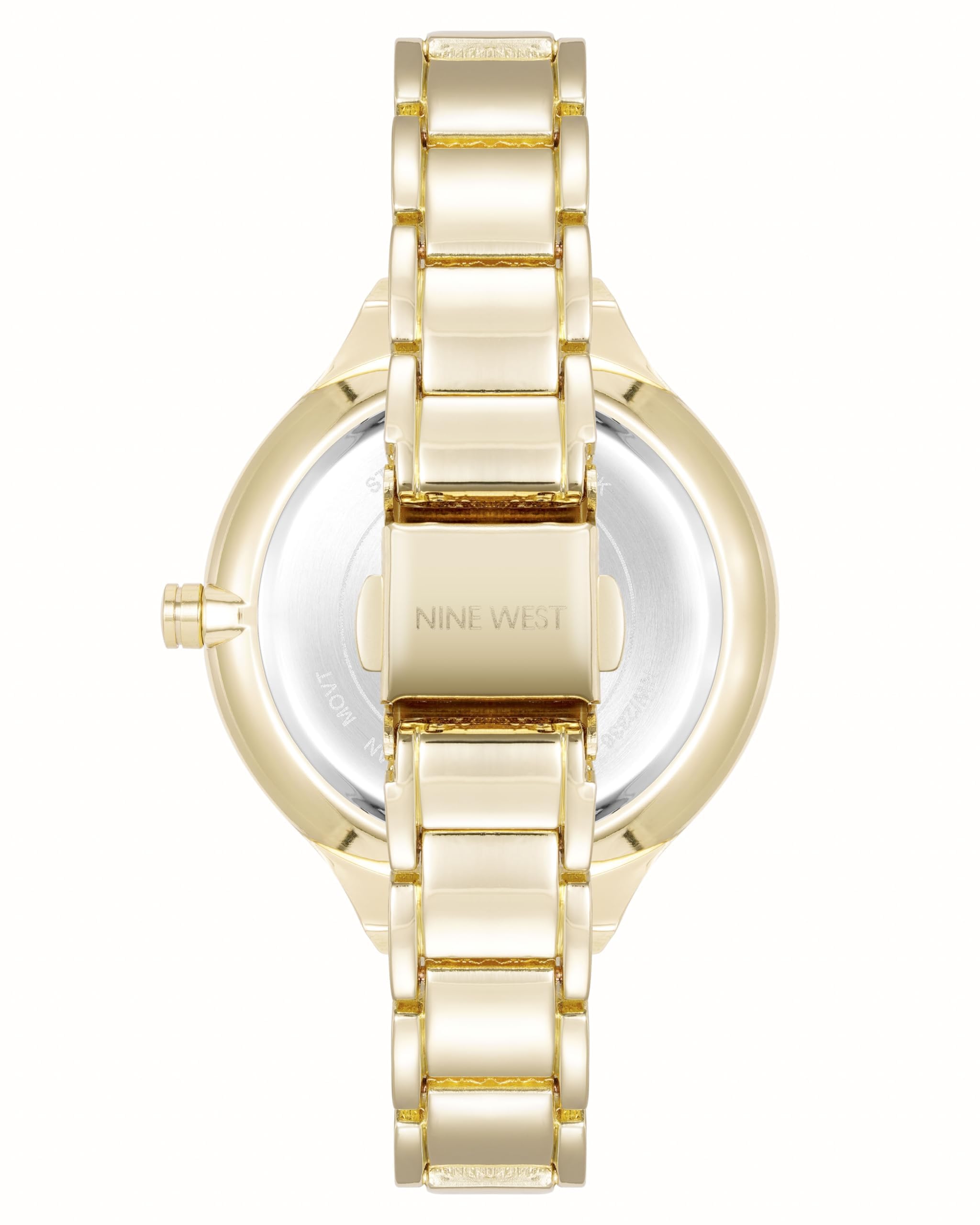 Nine West Women's Fashion Bracelet Watch - Elegant Stainless Steel Band with Crystal Accents | Perfect for Office, Party & Everyday Wear