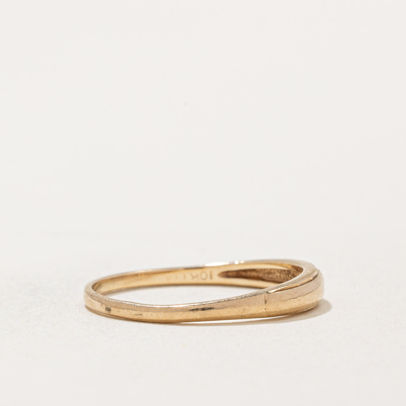 0.01ct Flush Set Diamond Wedding Band Ring - Size 6 | Dainty Minimalist Stackable Ring for Women | Perfect for Anniversary, Engagement or Everyday Wear