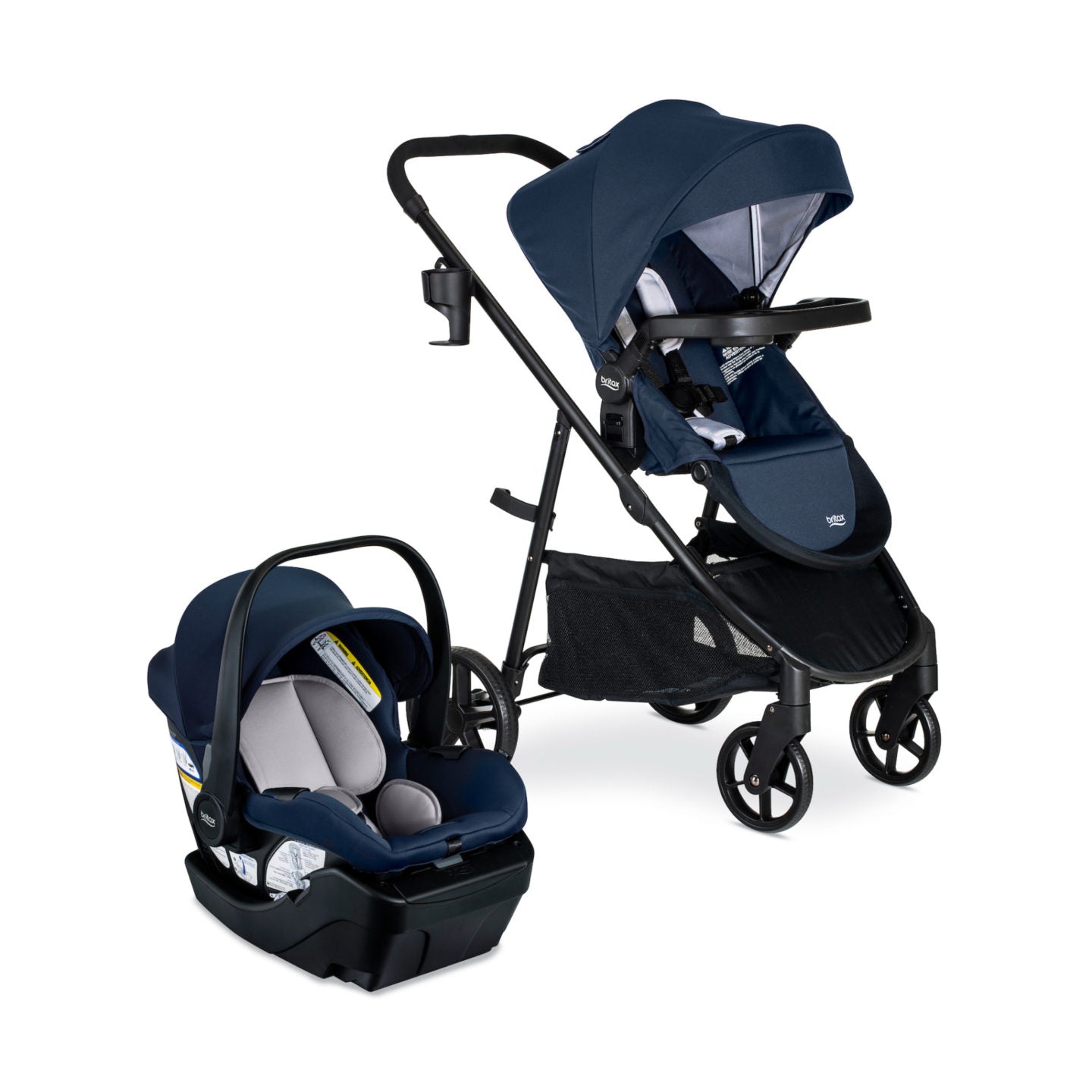 Britax Willow Brook Travel System - Lightweight Stroller & Infant Car Seat Combo for Safe & Convenient Travel | Perfect for Newborns, Toddlers, and On-the-Go Parents