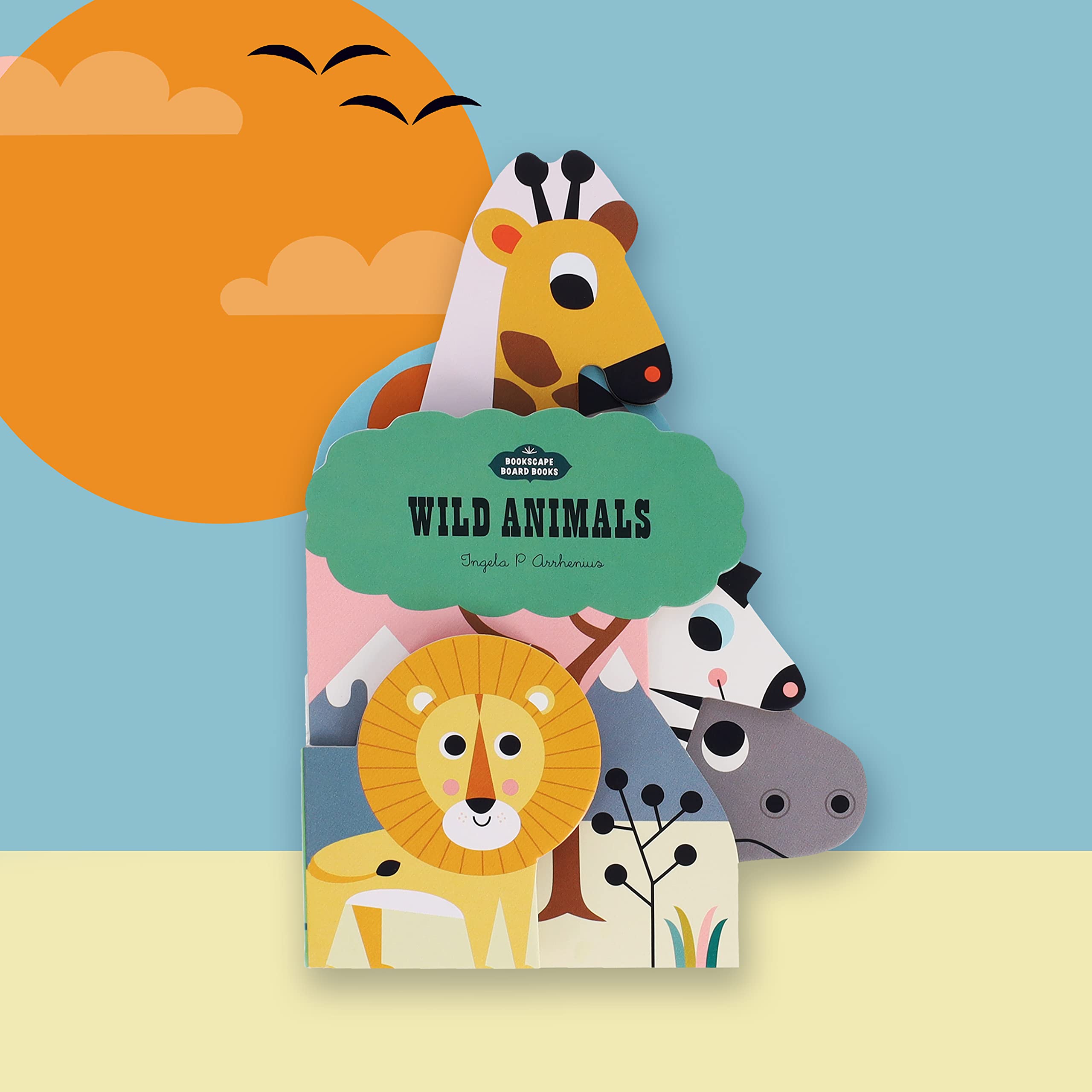 Bookscape Board Books: Wild Animals - Durable Baby Books for Early Learning & Toddler Education | Perfect for Storytime, Nursery, and Preschool Gifts