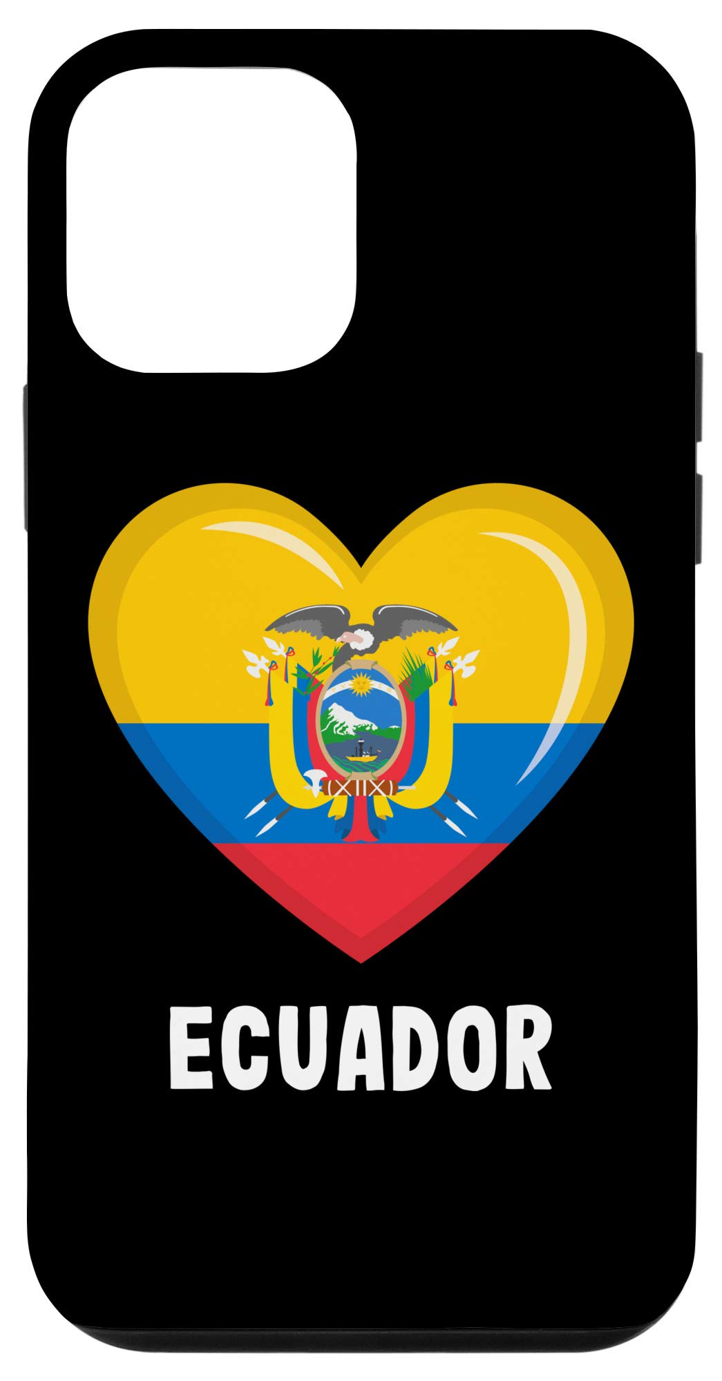 iPhone 12 Mini Case with Ecuador Flag Design - Premium Protective Cover for iPhone 12 Mini - Show Your Ecuadorean Pride | Perfect for Travel, Gifts & Everyday Use