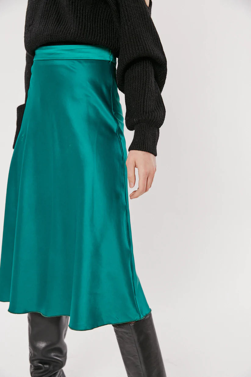 Mele Skirt - Women's Flowy A-Line Skirt for Summer, Casual & Office Wear | Perfect for Beach, Travel & Everyday Outfits