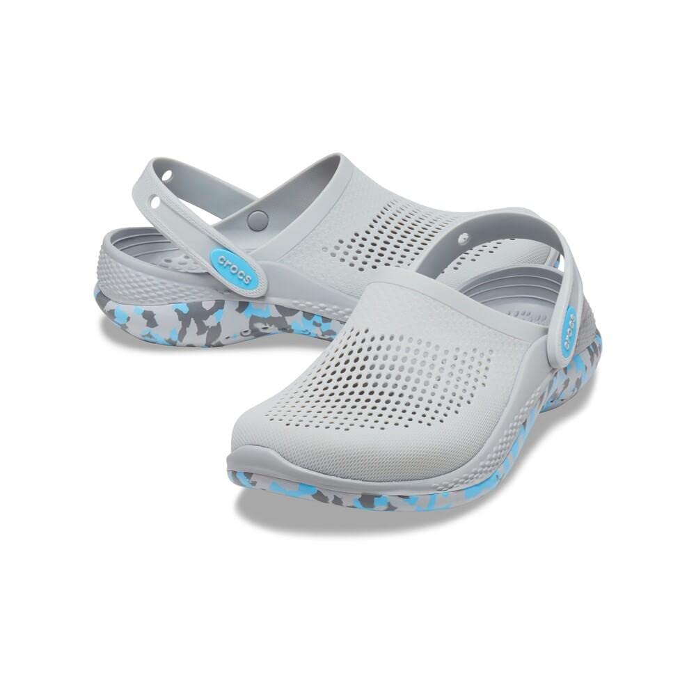 Crocs Unisex LiteRide 360 Marbled Clogs - Comfortable Slip-On Shoes for Men & Women | Perfect for Casual Wear, Beach, Poolside & Indoor Use