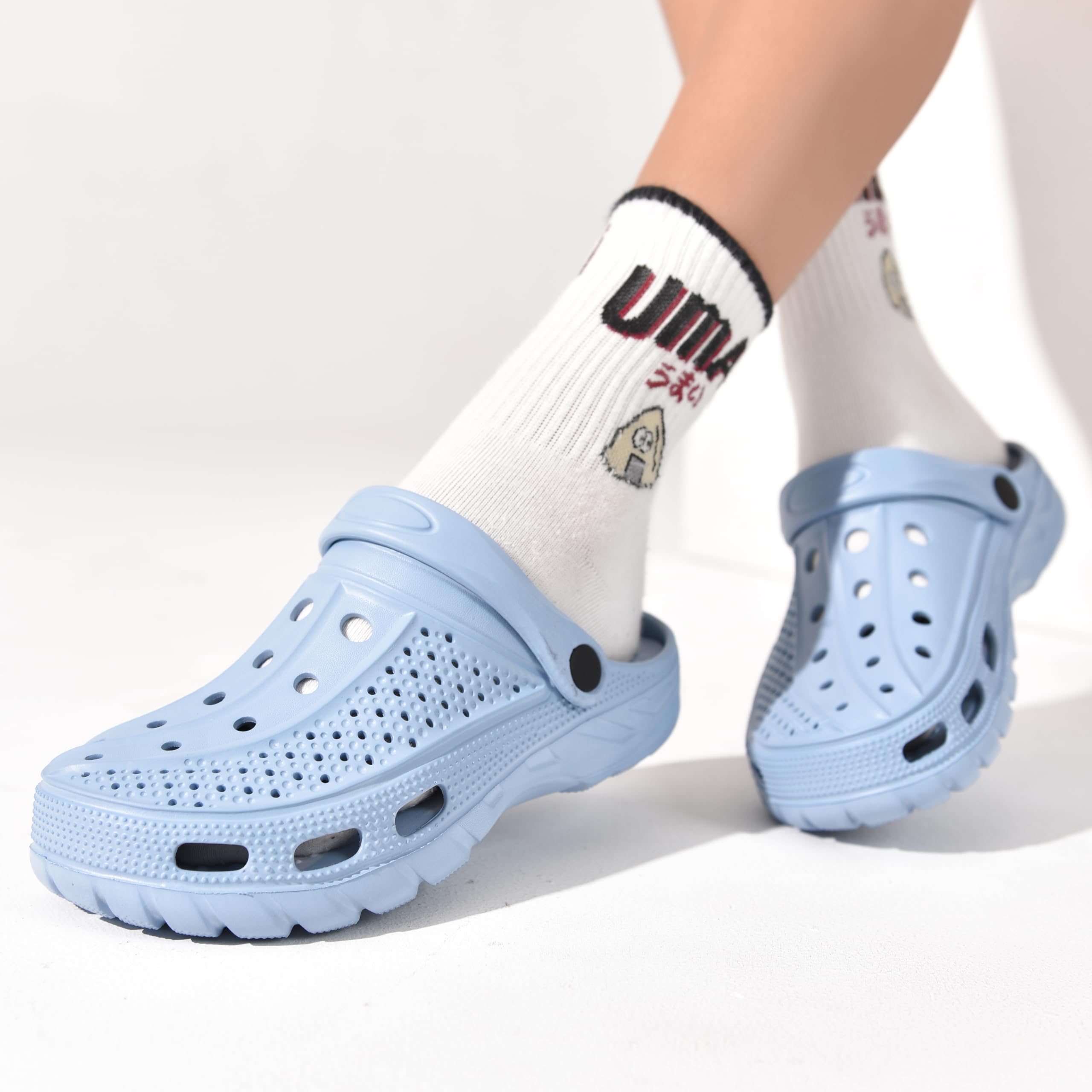 **ChayChax Arch Support Clogs for Men & Women - Slip-On Garden Shoes with Removable Cushion Footbed - Comfortable Outdoor Beach Slippers for Walking, Gardening & Relaxation**