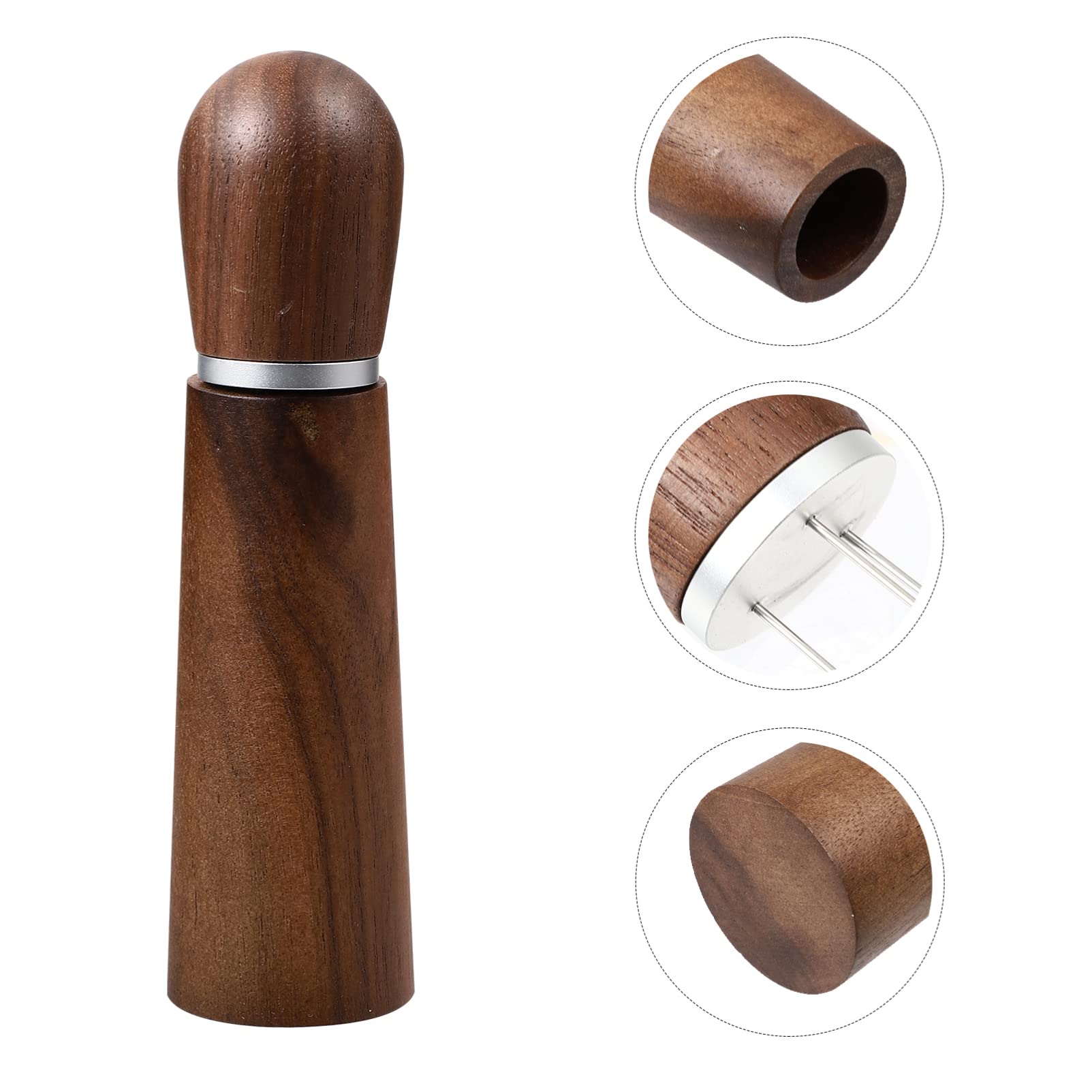 Wooden Espresso Stirrer & WDT Tool with Stand - Barista Coffee Stirring Kit