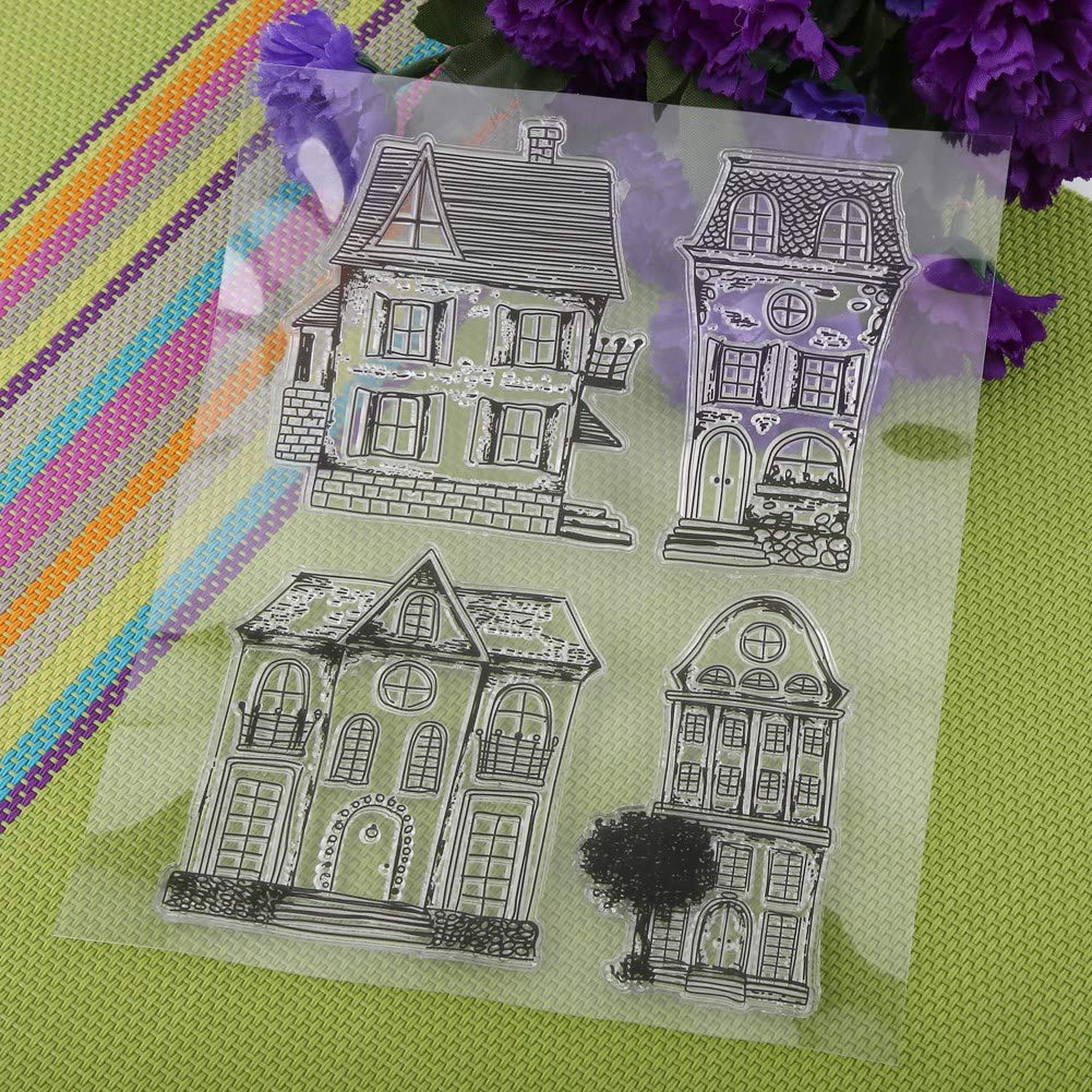 Clear Transparent Stamps for Men, Kids & School Use - Self-Inking, Reusable Stamps for Office, Crafting & DIY Projects