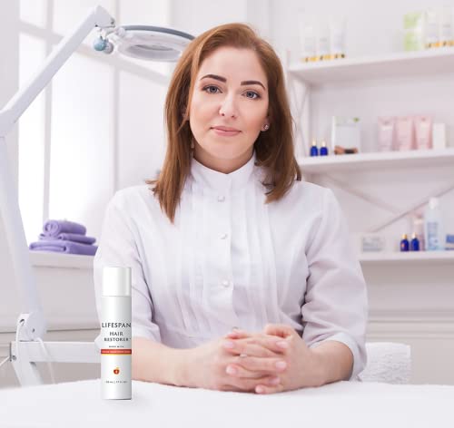 Lifespan Hair Restorer - Natural Hair Growth Treatment for Thinning Hair & Hair Loss - Stimulates Hair Follicles for Fuller, Healthier Hair - Perfect for Men & Women at Home or Salon Use