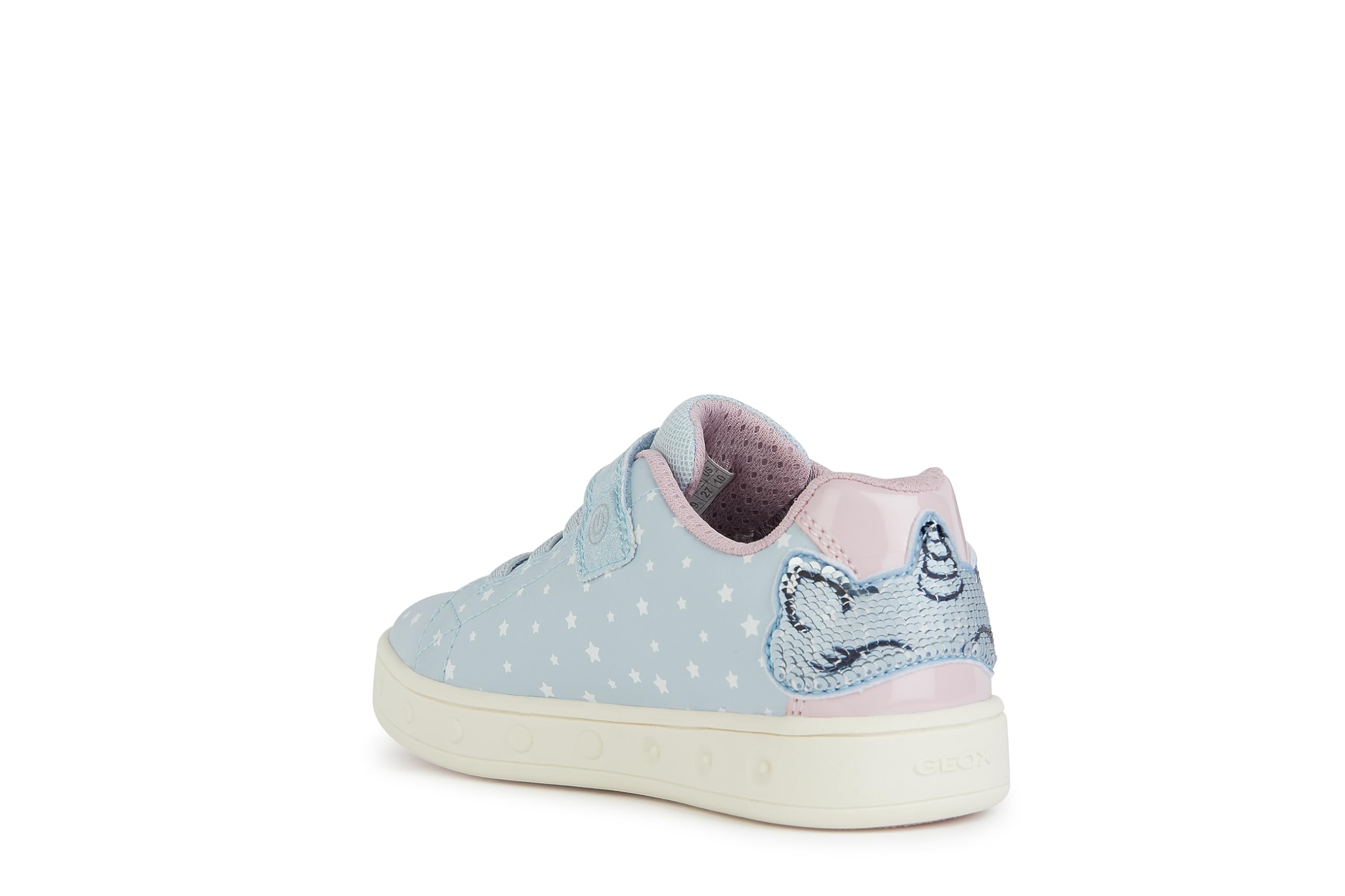 Geox Girl Skylin Light-Up Sneakers for Kids - LED Light Up Shoes for Girls, Comfortable & Stylish - Perfect for School, Playground & Outdoor Activities