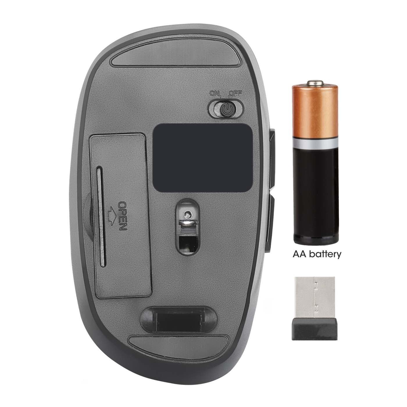 MW6185 Wireless Optical USB Mouse - Ergonomic Design, Plug & Play, Compatible with PC/Laptop - Perfect for Office, Home, and Gaming Use