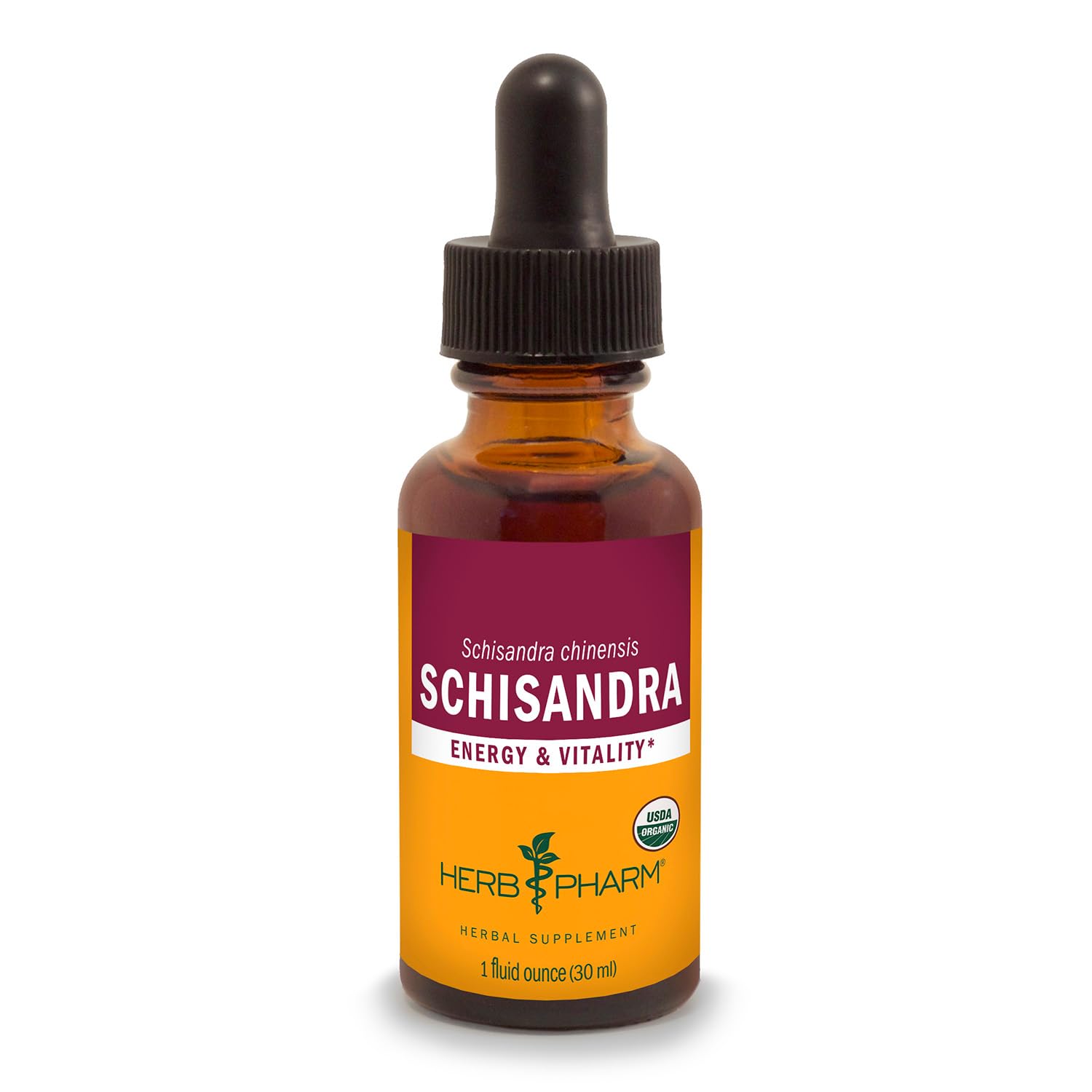 Organic Schisandra Berry Liquid Extract by Herb Pharm - 1 oz | USDA Certified | Immune Support & Stress Relief | Perfect for Tea, Smoothies & Wellness Drinks