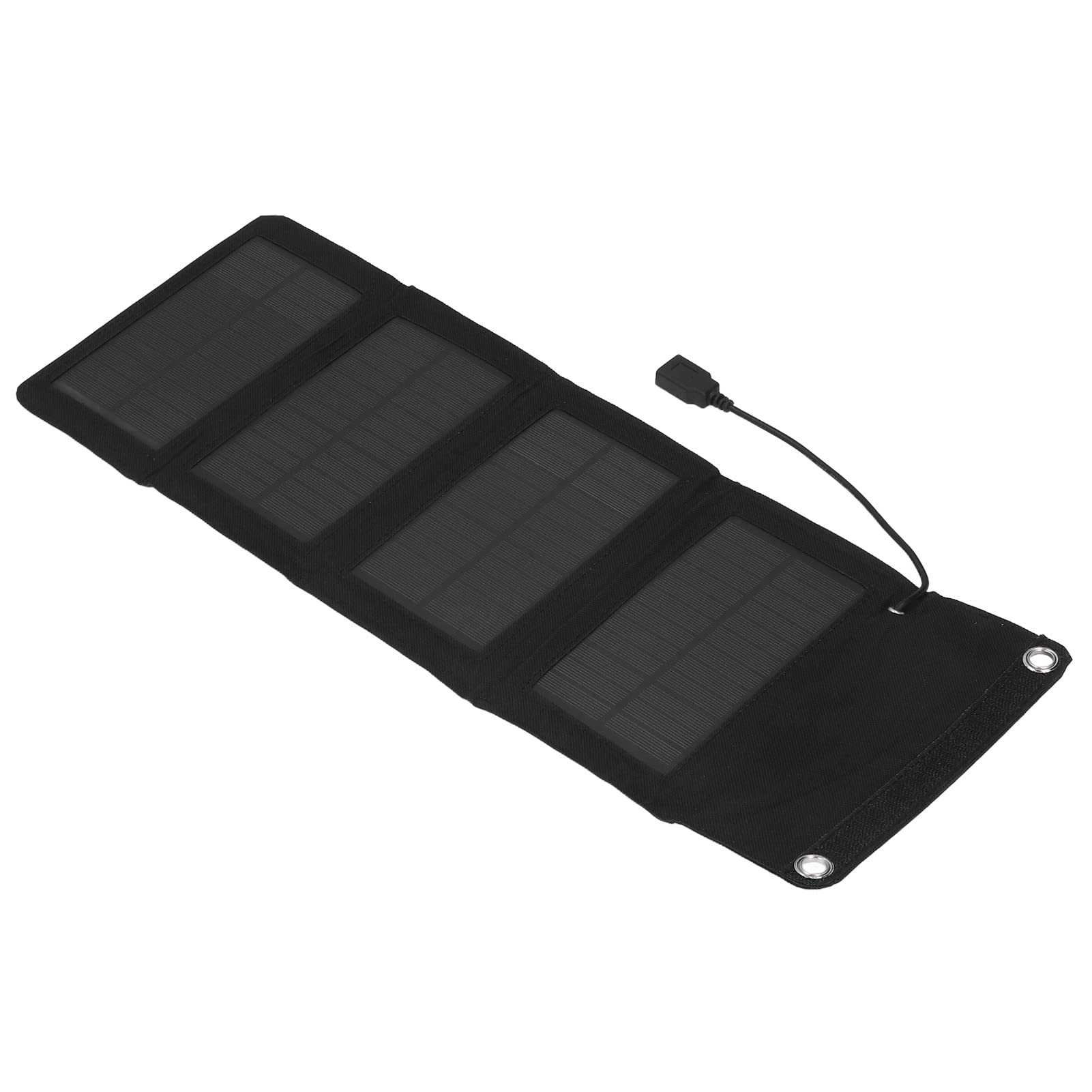 EXCLUZO Foldable Solar Charger - High Efficiency Portable Solar Panel for Outdoor, Camping, Hiking, RV, Boat, Motorcycle & Emergency Power Backup