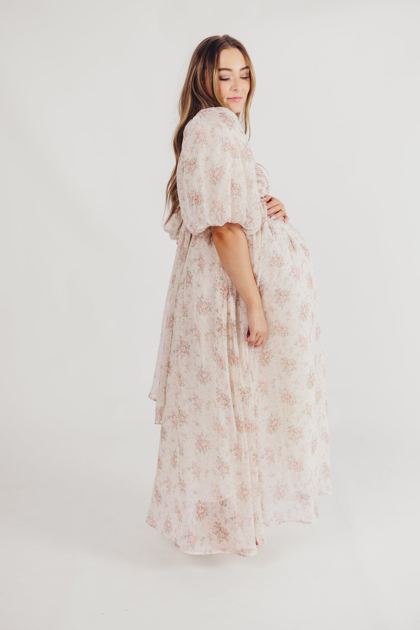 Melody Maxi Dress in Petal Pink - Bump Friendly Maternity Dress & Inclusive Sizing (S-3XL) | Perfect for Pregnancy, Weddings & Summer Vacations