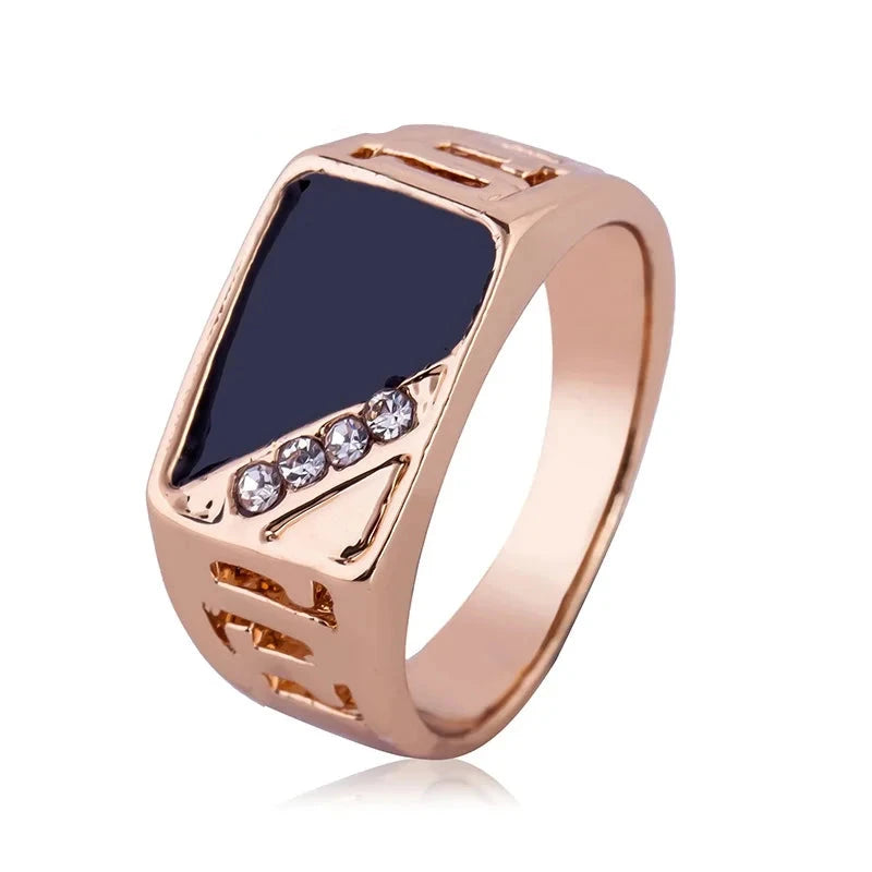Diamond Sparkle Ring for Women - Elegant 14K Gold Plated Cubic Zirconia Wedding Engagement Promise Band - Perfect for Anniversaries, Proposals & Special Occasions