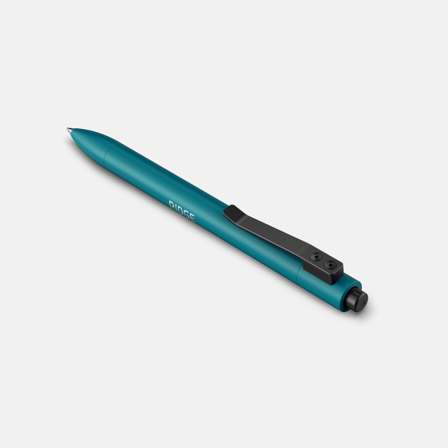 Premium Ridge Click Pen in Agave Green - Smooth Writing Ballpoint Pen for Office, School & Everyday Use - Perfect for Note Taking, Journaling & Professional Work