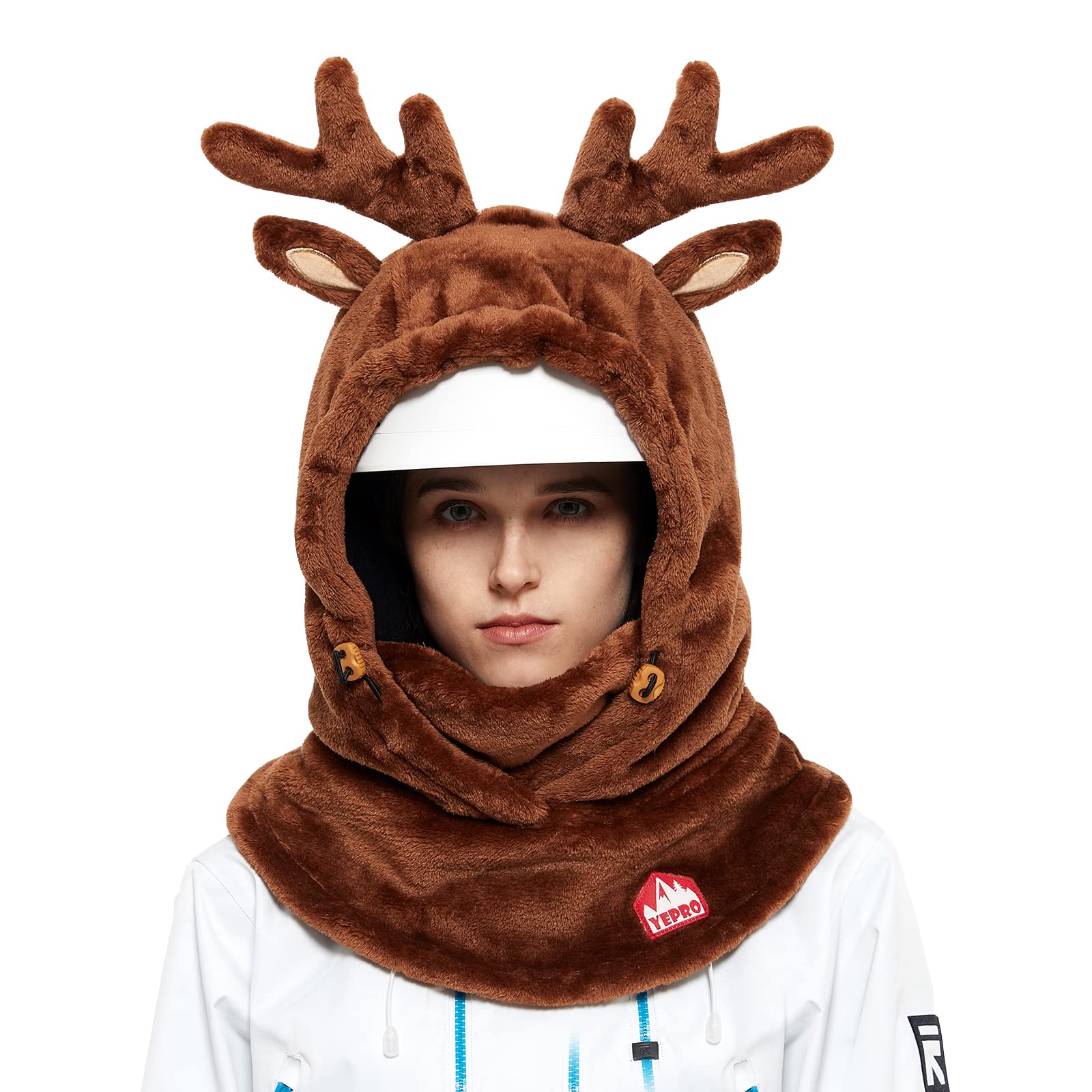 Kids Ski Helmet Cover - Warm Flannel Windproof Balaclava for Winter Sports & Halloween Costumes | Perfect for Skiing, Snowboarding & Outdoor Activities