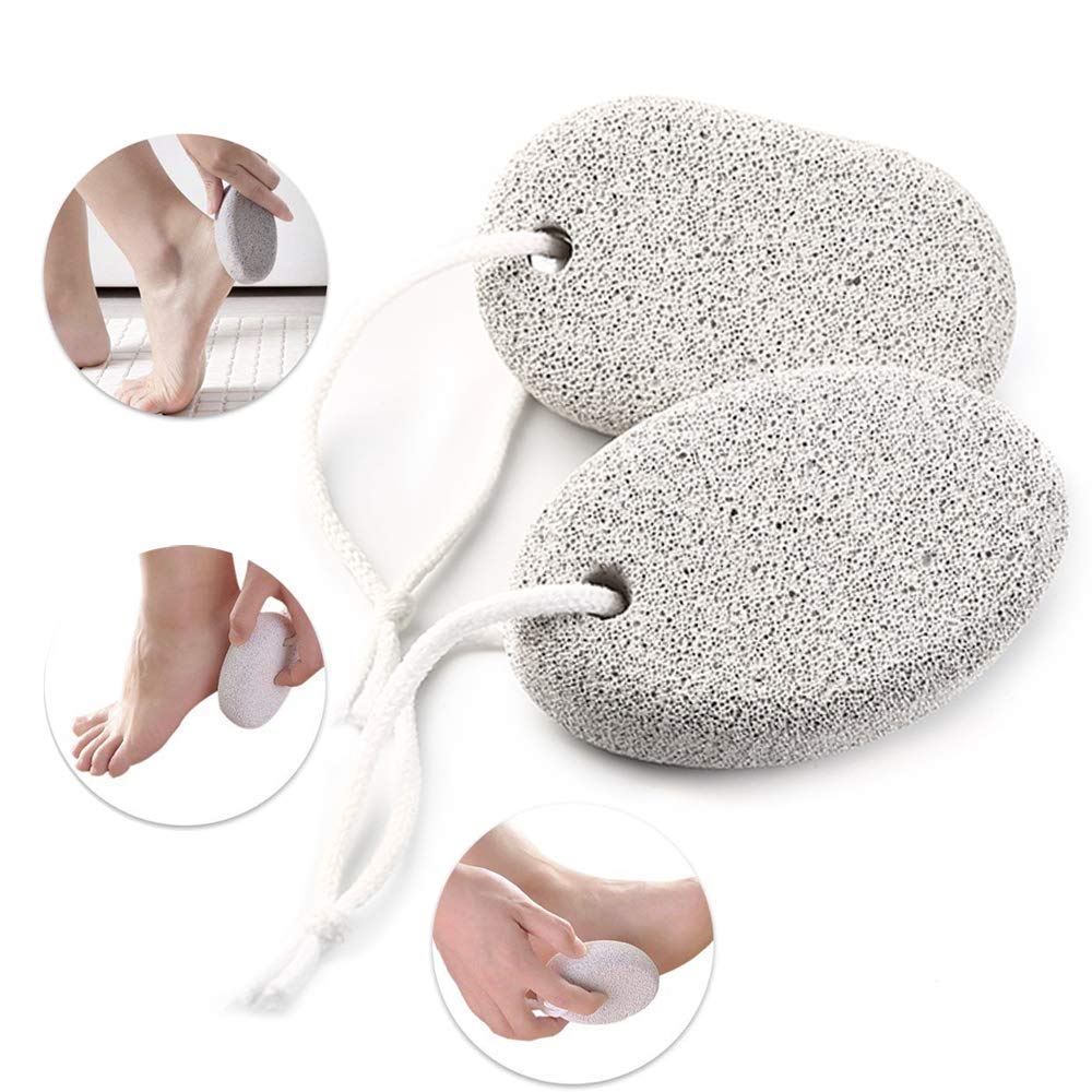 Premium Oval Pumice Stone for Dead Skin Removal - Callus & Cracked Heel Exfoliator for Men & Women - Perfect for Pedicures, Foot Care & At-Home Spa Treatments