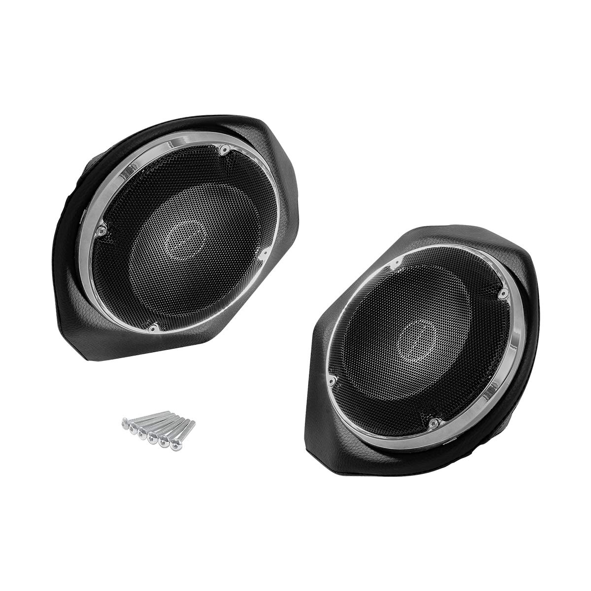 King Tour Pack Rear Speaker Kit for Harley Davidson Touring FLHT FLHX FLHXS FLTRX FLTRXS 2014 & Newer - Premium Audio Upgrade for Road Trips & Cruising