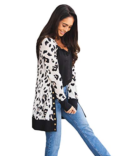 Ivory Animal Print (Button Down, No Pockets)