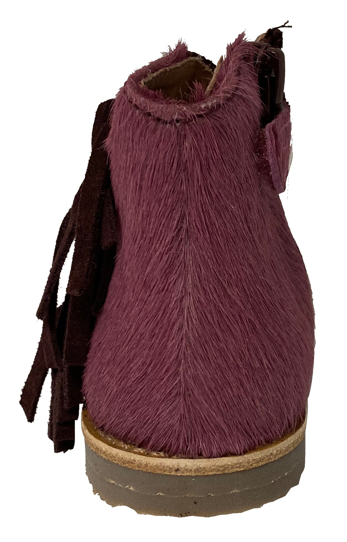 Manuela de Juan Girls Suede Fringe Booties - Pink Western Ankle Boots for Toddler & Kids | Perfect for Cowgirl Costume, Dance Performance & Everyday Fashion