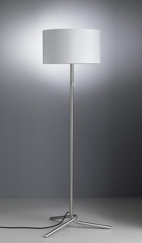 TECNOLUMEN Baton CSL 08 Modern Floor Lamp - Adjustable LED Reading Light for Living Room, Bedroom & Office - Dimmable Standing Lamp for Home Decor
