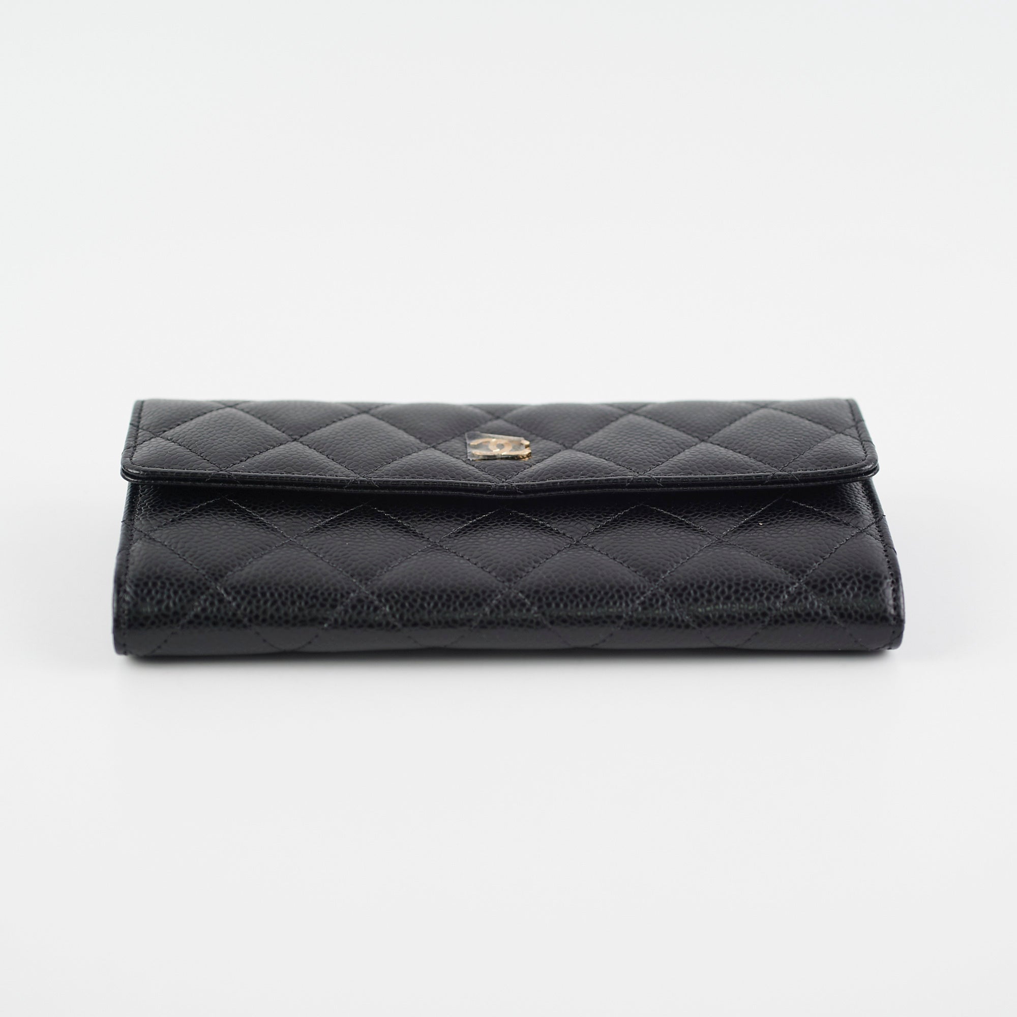 Chanel Caviar Quilted Large Wallet Black - Luxury Designer Womens Leather Wallet for Everyday Use & Special Occasions
