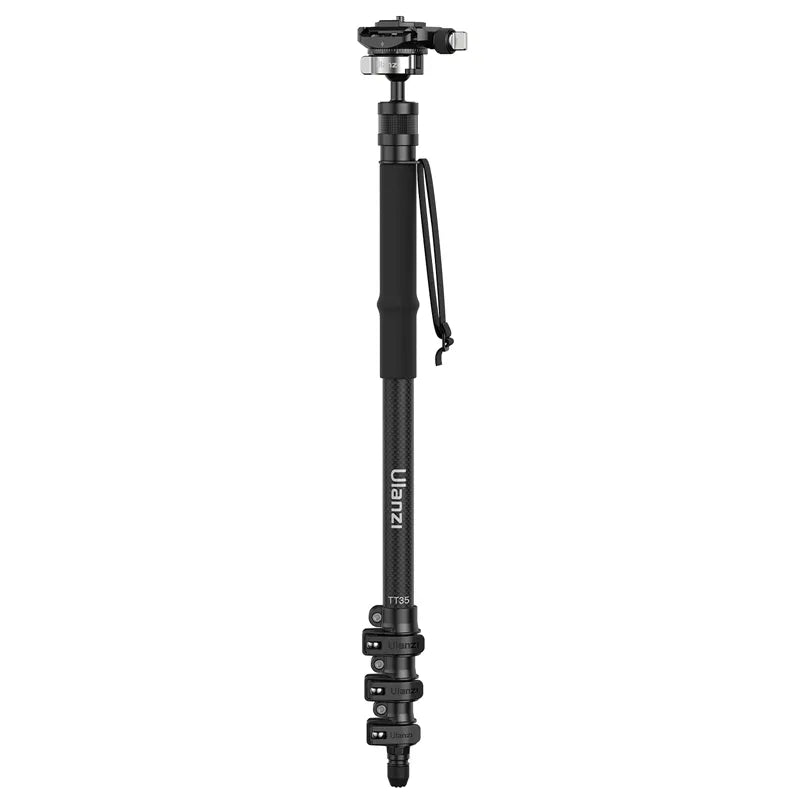 Ulanzi TT35 Lightweight Hiking Stick Tripod Kit - Adjustable Monopod & Camera Stand for Outdoor Photography, Vlogging, and Travel Adventures