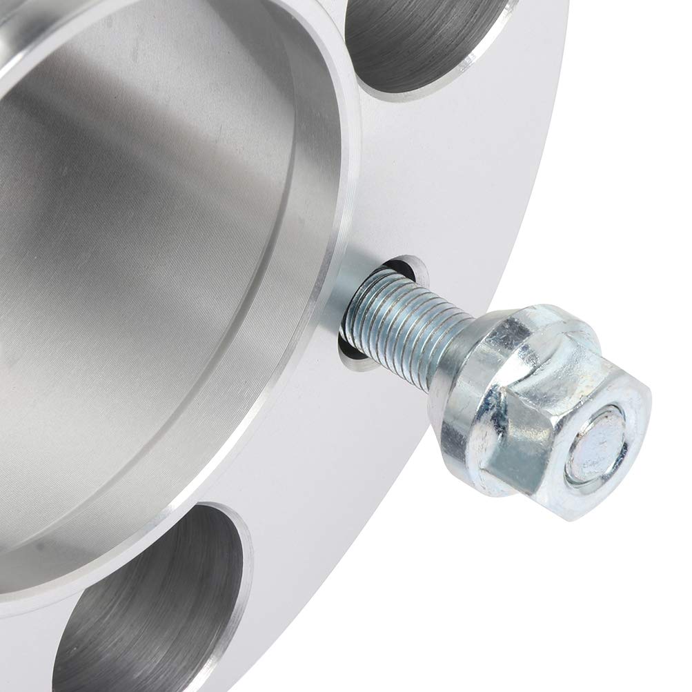 2 Inch Wheel Spacers 4x110 Bolt Pattern 74.1mm Hub Bore with 10x1.25 Lug Nuts - Compatible with Suzuki LT-A750 KingQuad, Yamaha YFB250 Timberwolf 2x4, Honda TRX420FPM Rancher 4x4 - 4PCS Set - Enhance Off-Road Performance & Stability