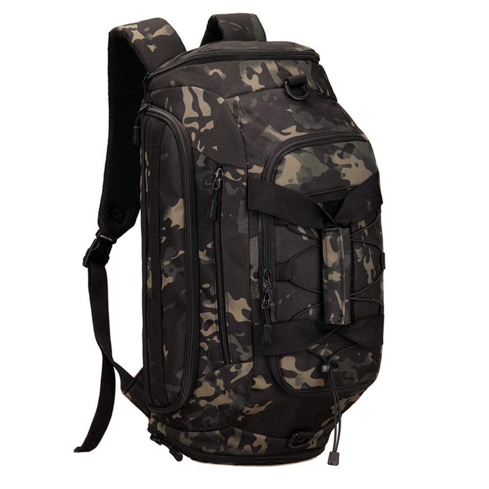 35L Tactical Duffle Backpack for Men & Women - Waterproof Gym Bag with Shoe Compartment, Sports Travel Luggage for Workouts, Camping & Weekend Getaways