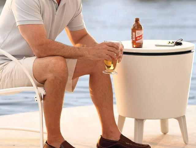 Multi-Functional Cool Bar - Stylish Party Table, Coffee Table & Built-in Cooler for Home, Office & Outdoor Gatherings