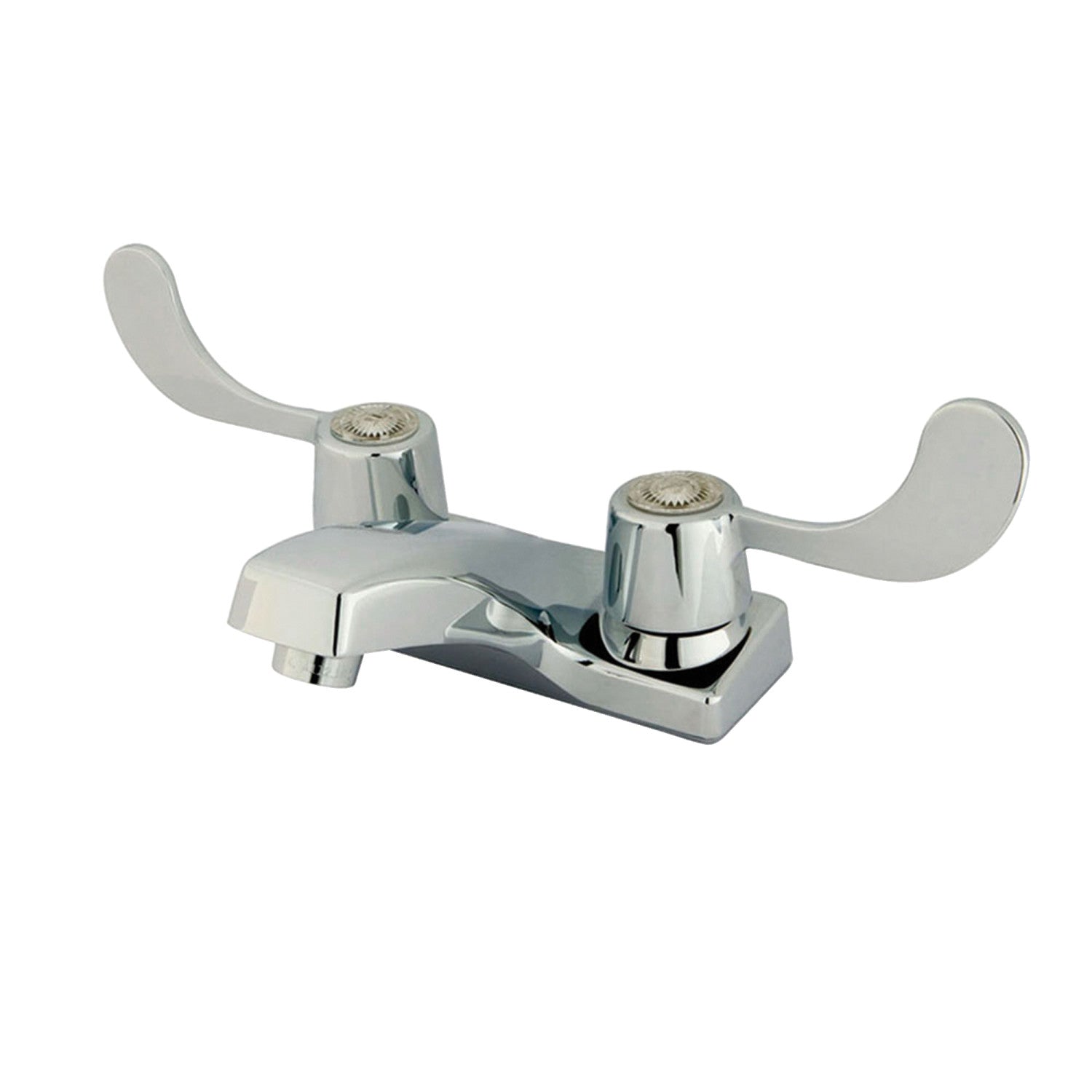 Americana GKB191G 4 Inch Centerset Bathroom Faucet - Polished Chrome Double Handle Deck Mount with Grid Strainer - Perfect for Bathroom Sink Vanity and Powder Room Renovation