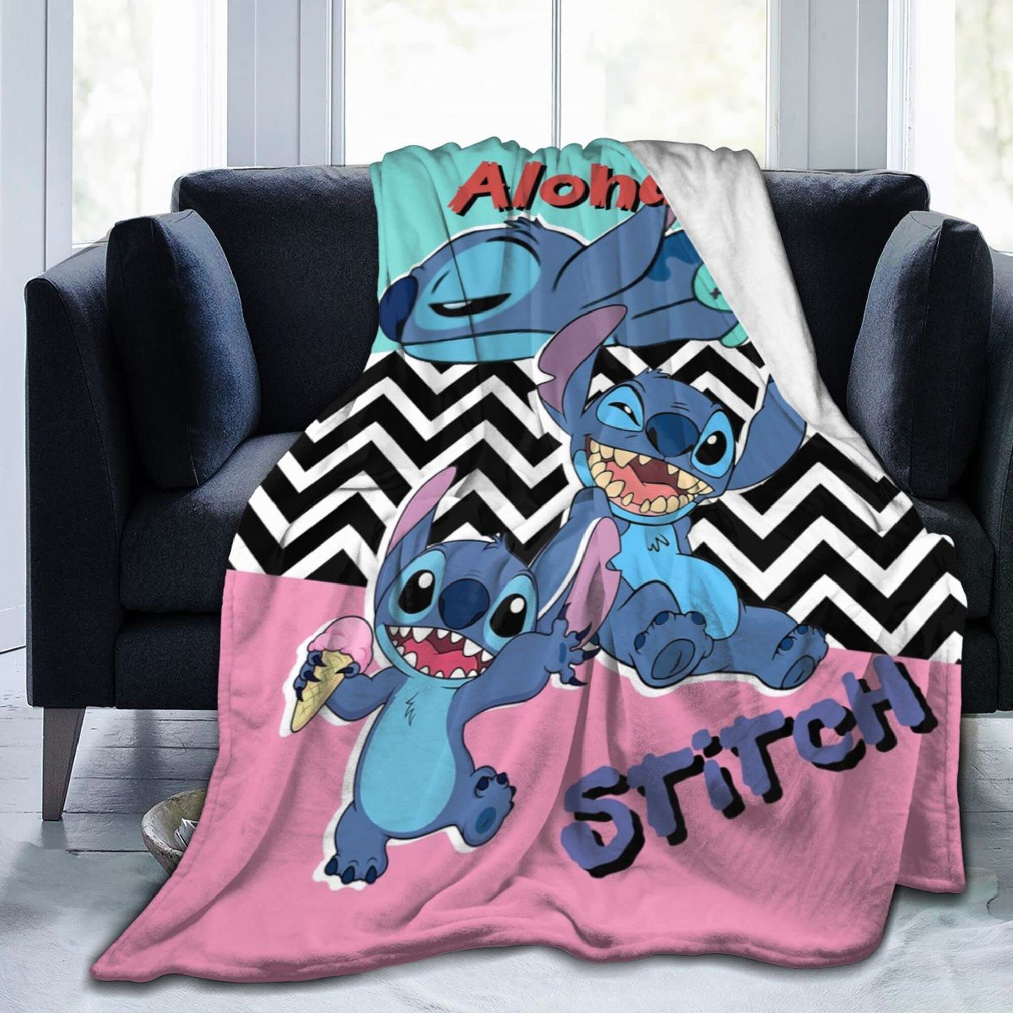 Ultra-Soft Cartoon Micro Fleece Blanket 60