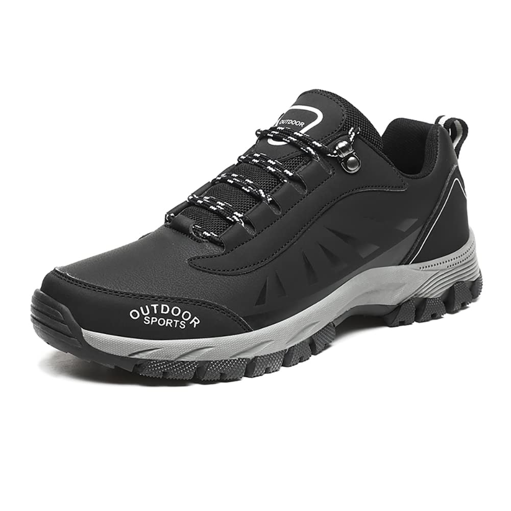 Men's Waterproof Hiking Shoes - Lightweight Outdoor Athletic Sneakers for Camping, Trekking & Trail Running - Durable Non-Slip Hiking Footwear for Men