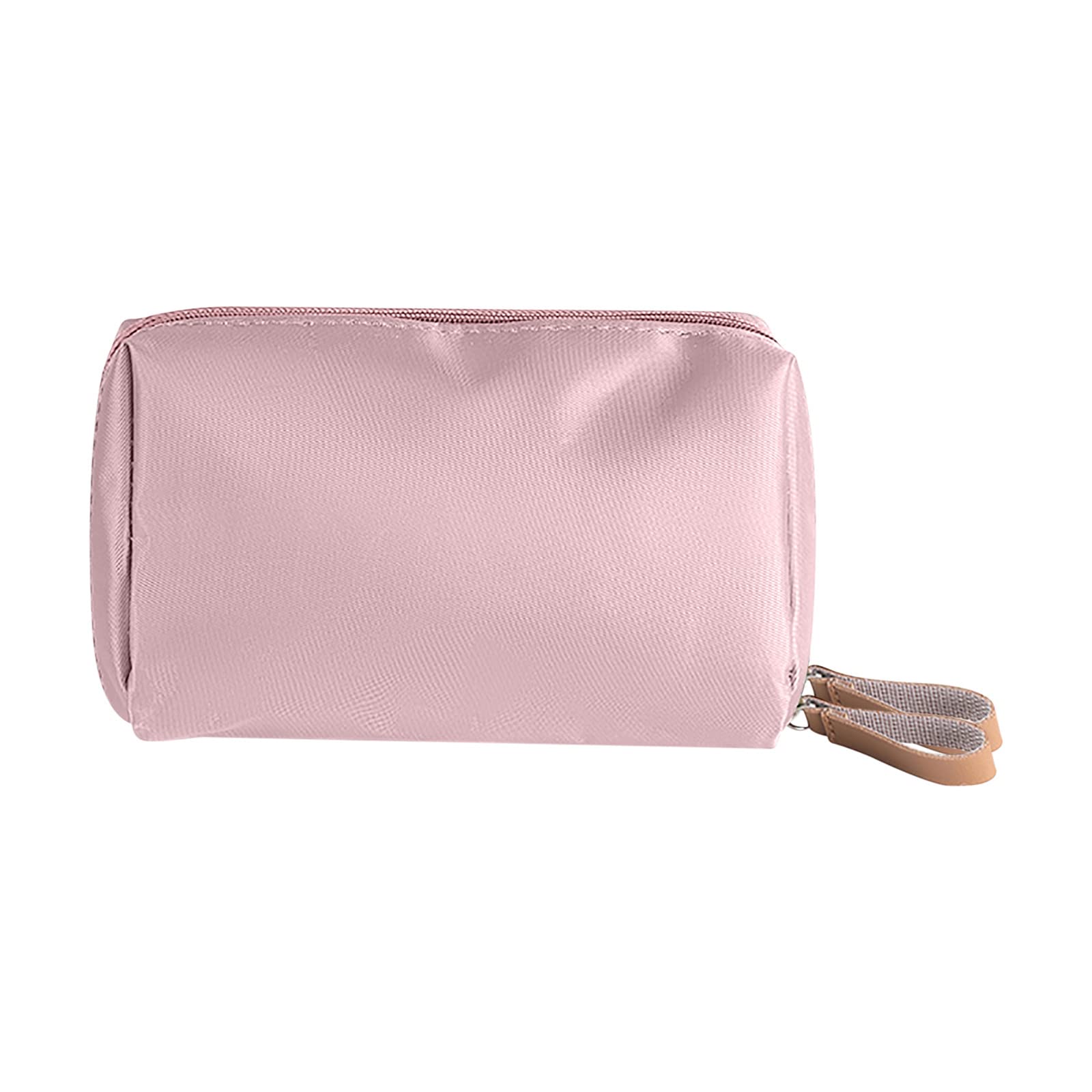 Waterproof Cosmetic Travel Bag - Multifunctional Makeup Organizer for Toiletries, Lip Gloss & Cosmetics | Portable Pink Handheld Storage Pouch | Perfect for Air Travel, Gym & Weekend Getaways