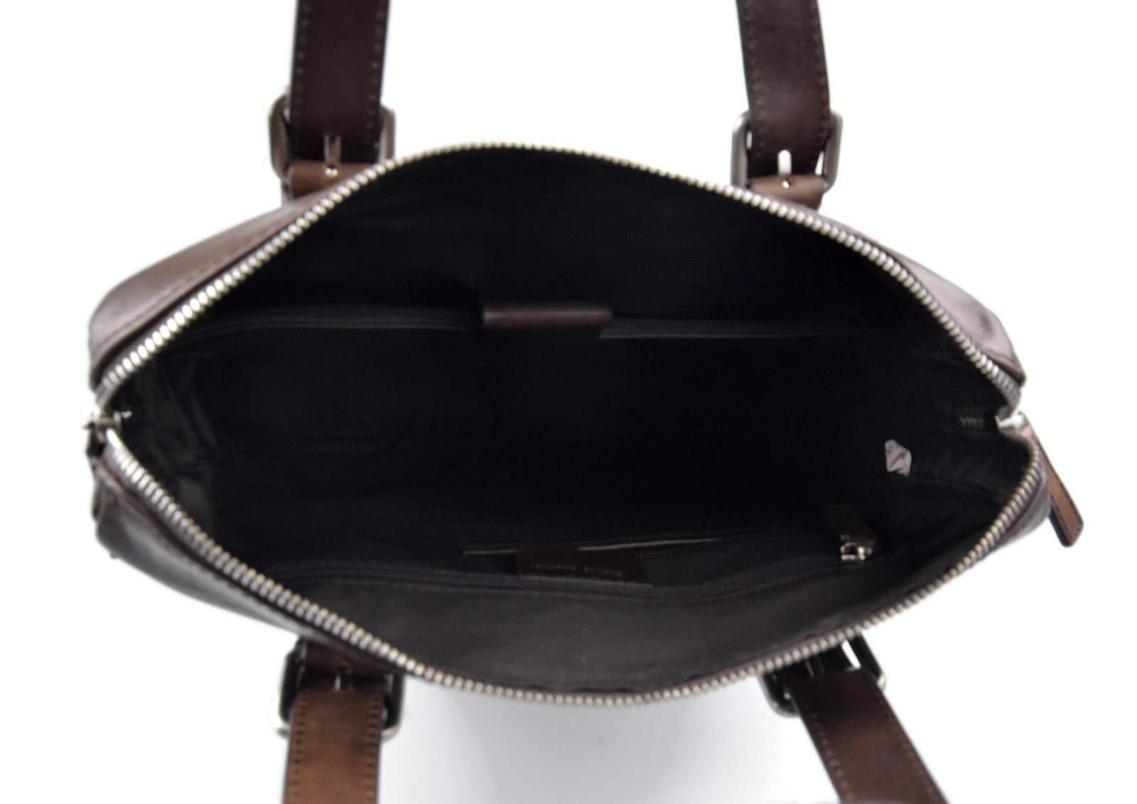 Italian Leather Messenger Bag for Men & Women - Professional Crossbody Laptop Briefcase for iPad, Notebook - Perfect for Office, Travel & Business Use