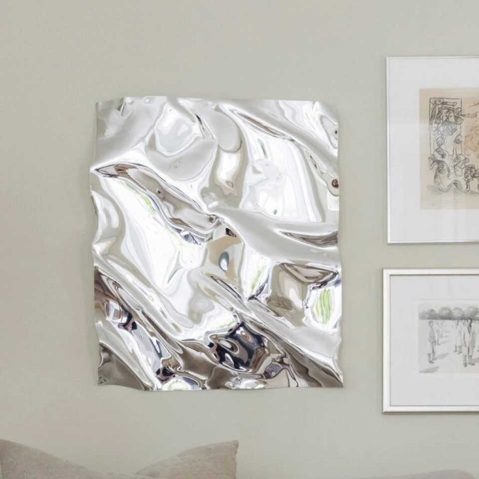 Psychedelic Mirror Wall Sculpture by CAIA LEIFSDOTTER - Modern Abstract Home Decor for Living Room, Bedroom, or Office - Available in 4 Sizes (Pre-Order)