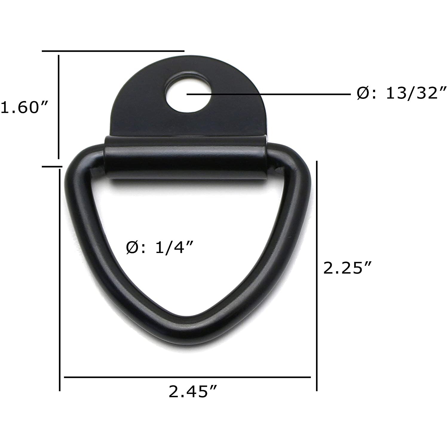 Heavy Duty Truck Bed Rail Tie Down D Ring Cargo Cleat - Compatible with Toyota Tacoma & Tundra - Secure Cargo for Camping, Off-Roading & Hauling