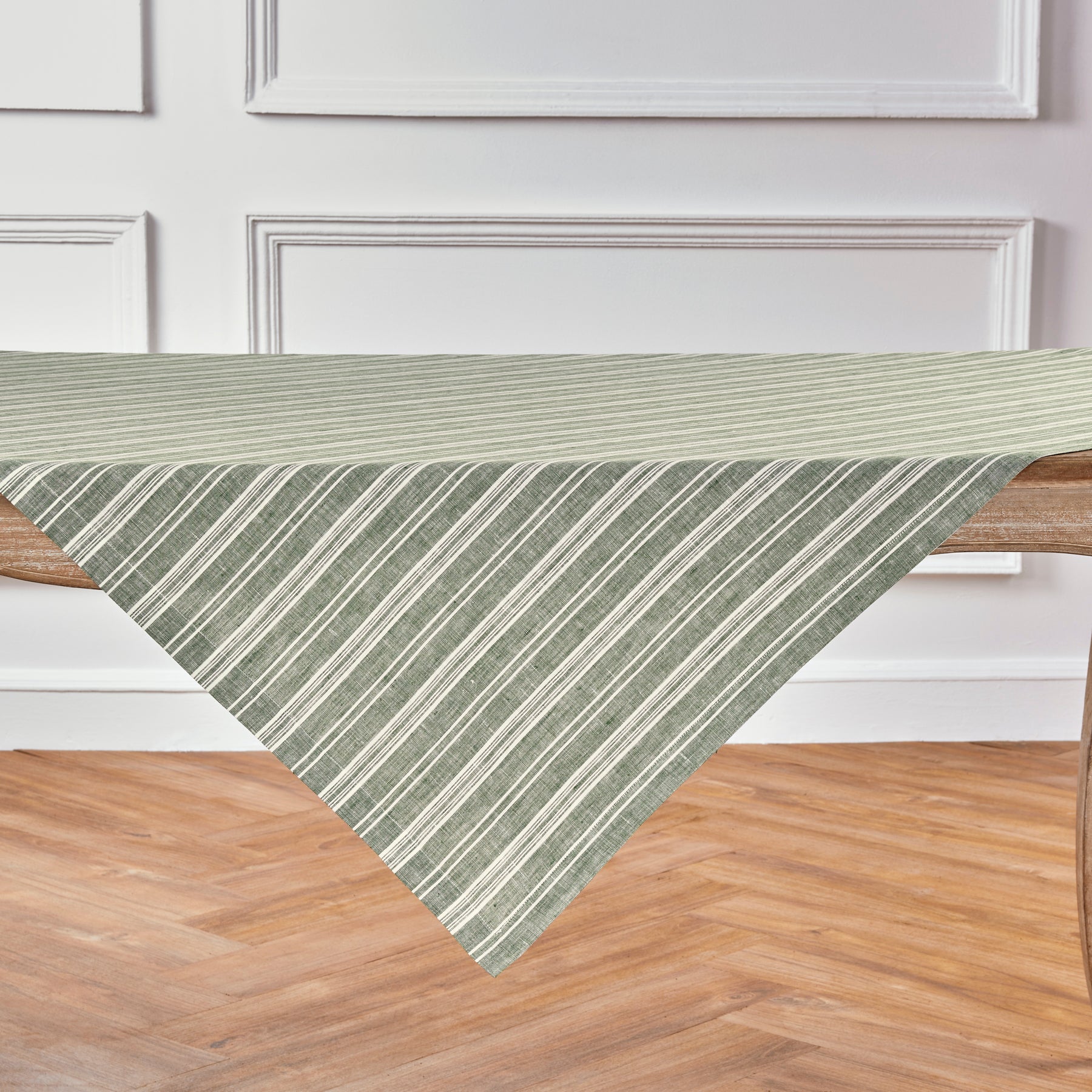 Chelsea Stripe Table Throw - Elegant Striped Table Cover for Dining & Decor - Perfect for Home, Parties & Holiday Decorations