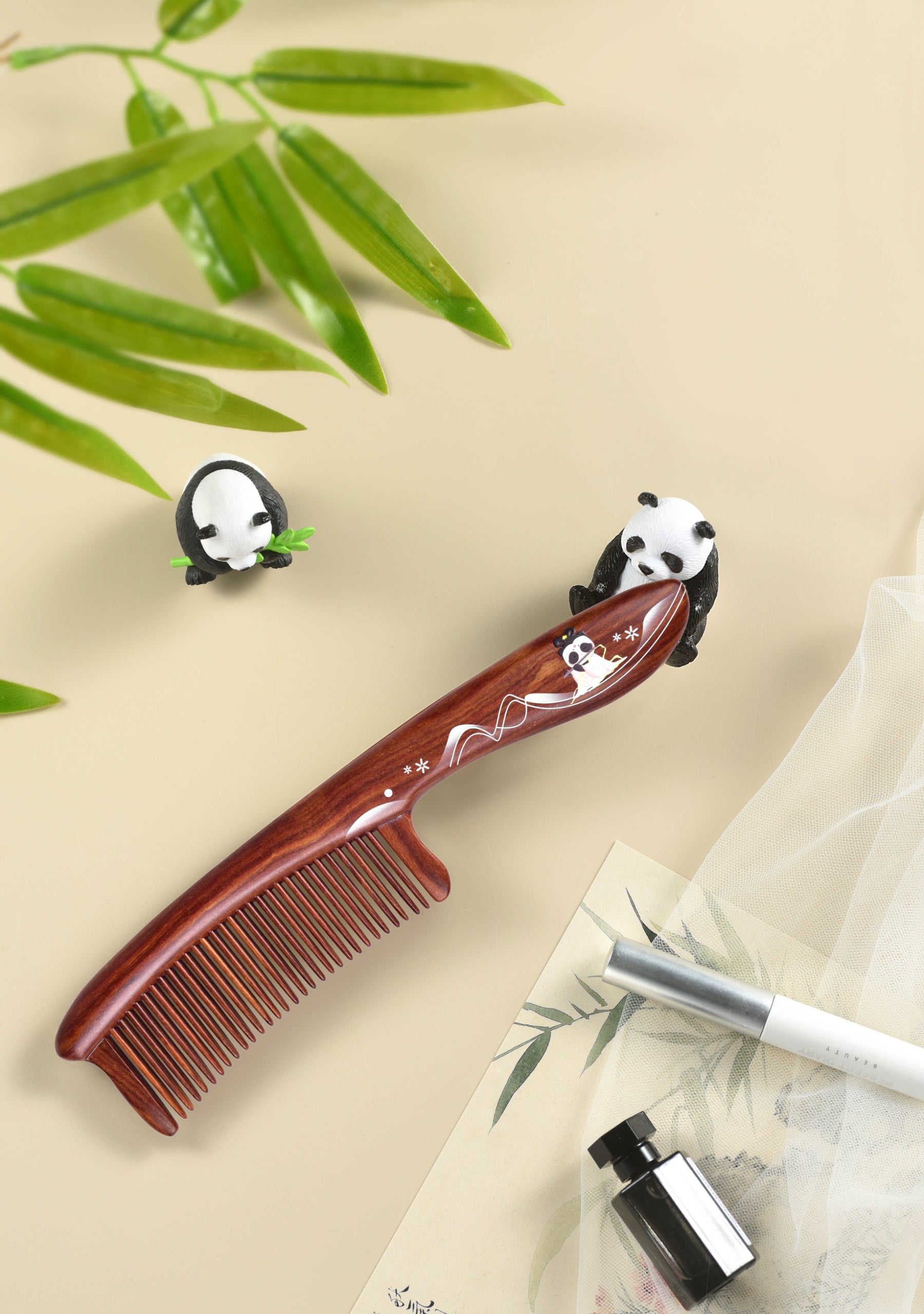 Elegant Jade Flute Hair Comb - Handcrafted Hair Accessory for Women | Perfect for Weddings, Prom & Special Occasions