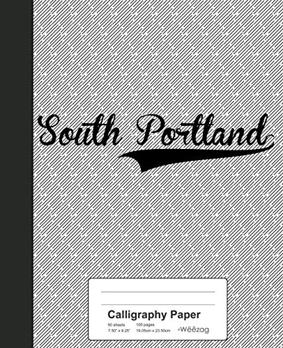 Premium Calligraphy Paper Notebook - SOUTH PORTLAND Artist Sketchbook for Calligraphy Practice, Hand Lettering & Brush Pen Art | Ideal for Beginners & Professionals | Perfect Gift for Artists & Writers