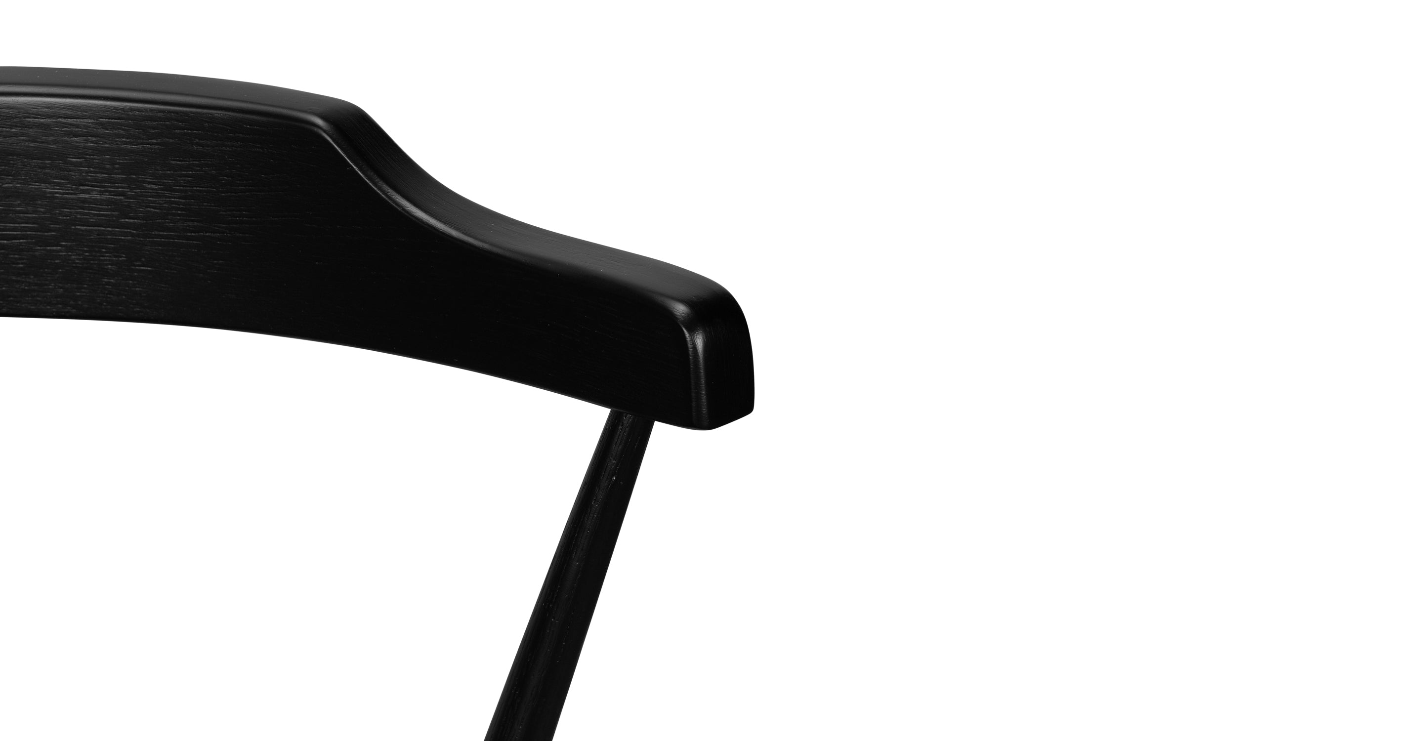 Enzo Dining Chair - Modern Wooden Dining Room Chair with Upholstered Seat - Perfect for Kitchen, Dining Room, and Home Office